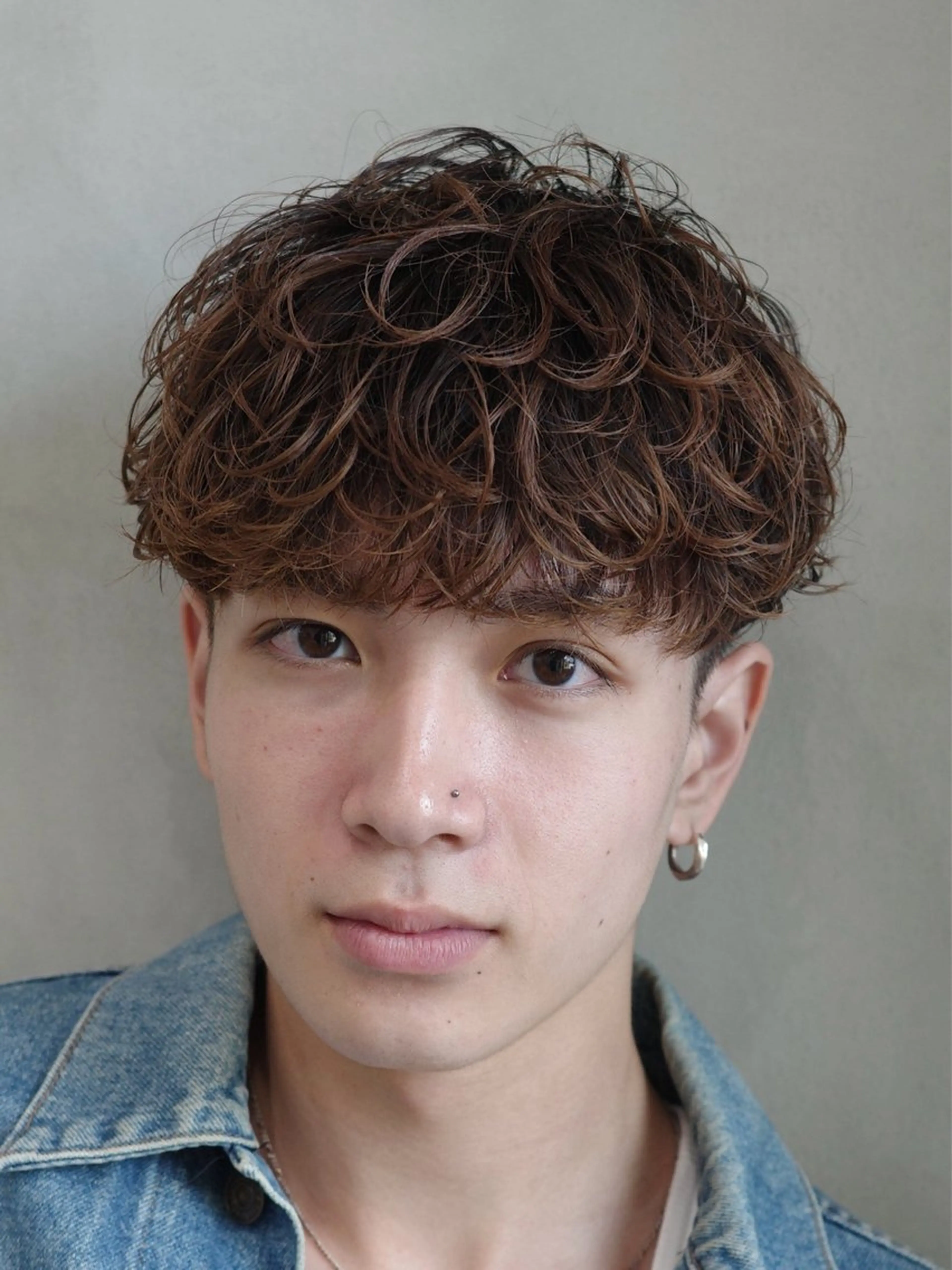 パーマ メンズ カット パーマ トリートメント 当日予約⭕️ fifth渋谷太田のヘアスタイル