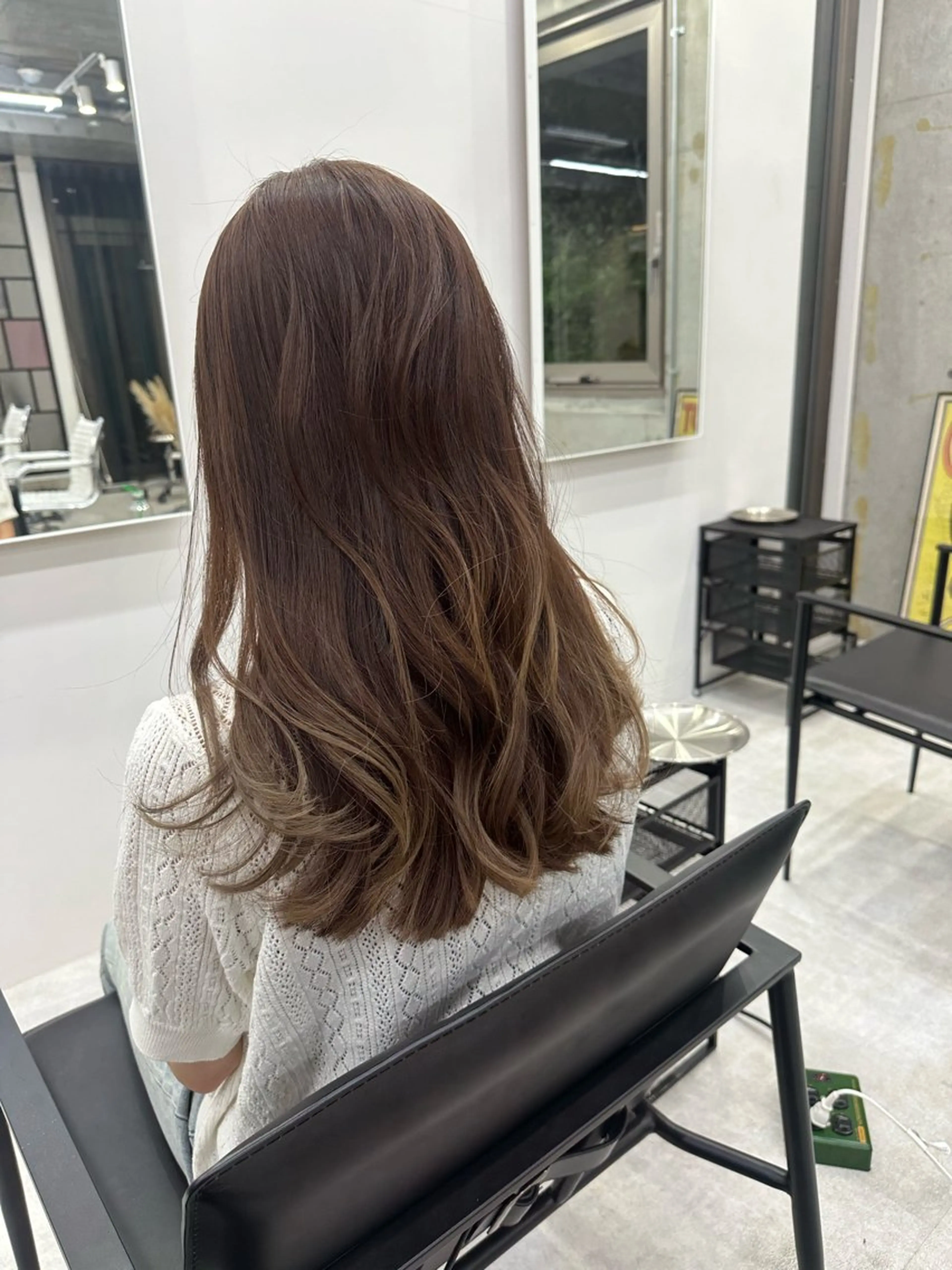 ロング カラー ブリーチ ダブルカラー ブリーチなしカラー MAI/髪質改善/ 幹細胞トリートメントのヘアスタイル
