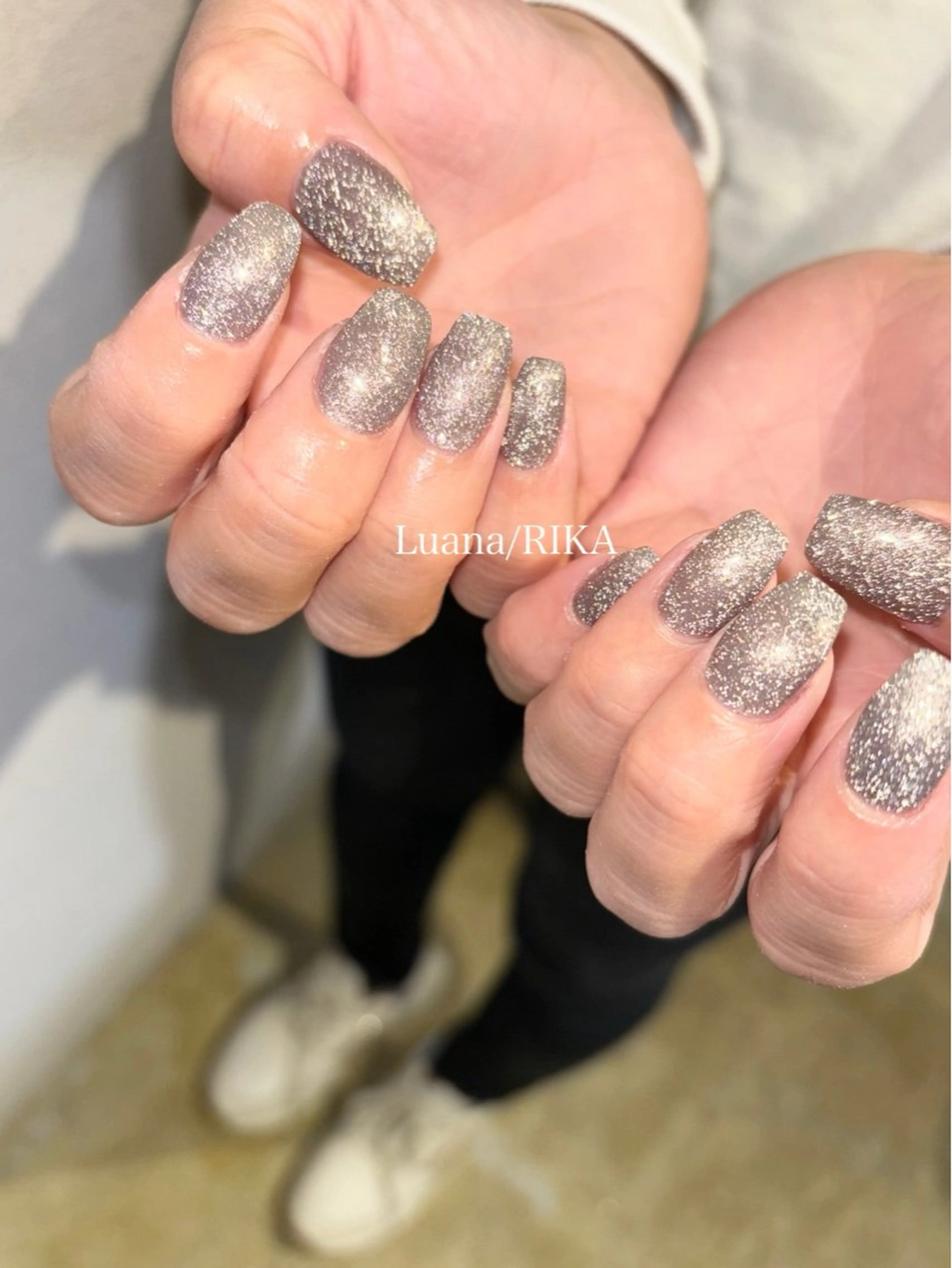 ネイル フラッシュネイル フラッシュマグ ハンドネイル Nail Salon Luana Rikaのネイルデザイン