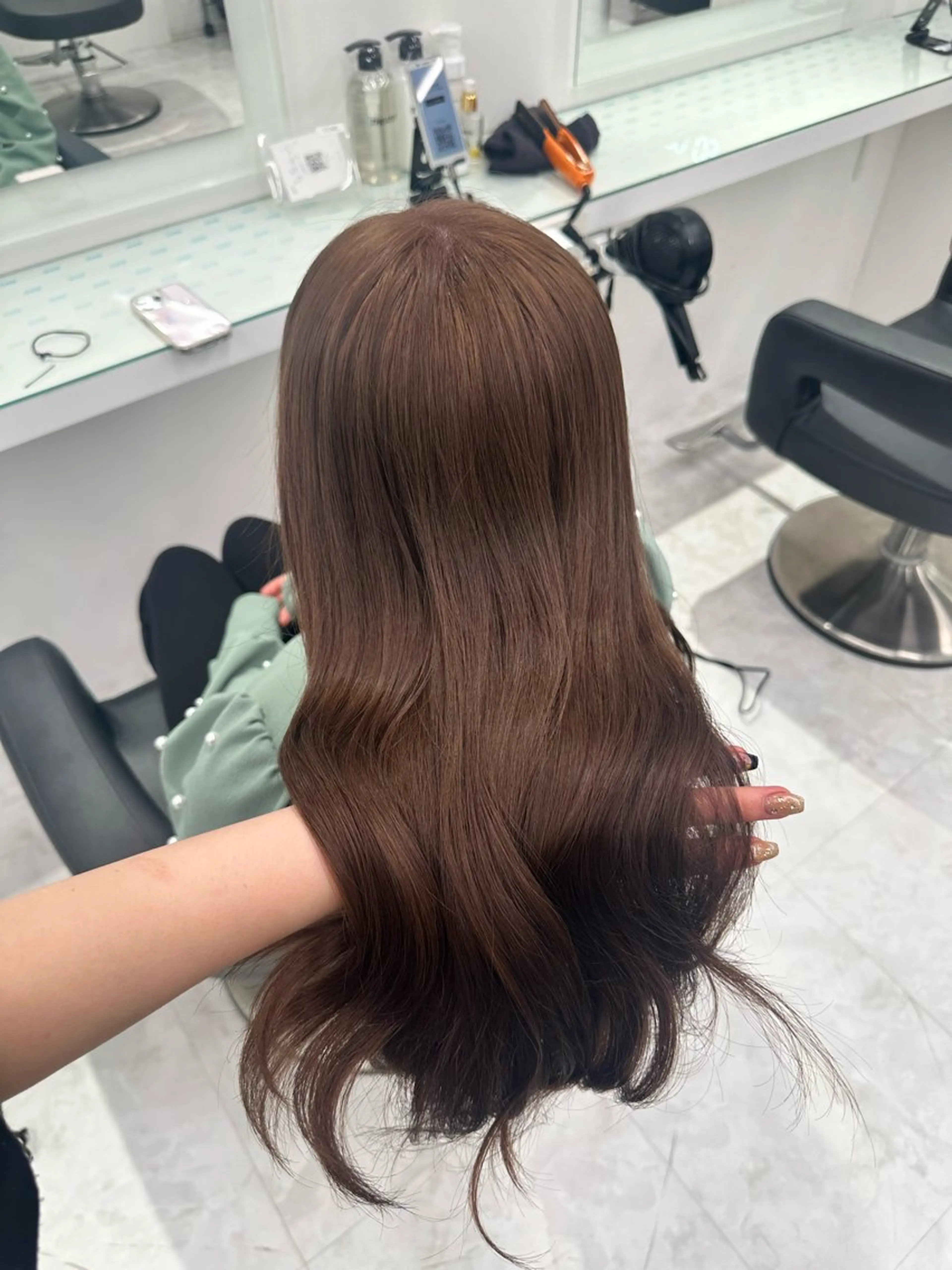カラー マンツーマン/原宿/ 透明感カラー⭐️のヘアスタイル