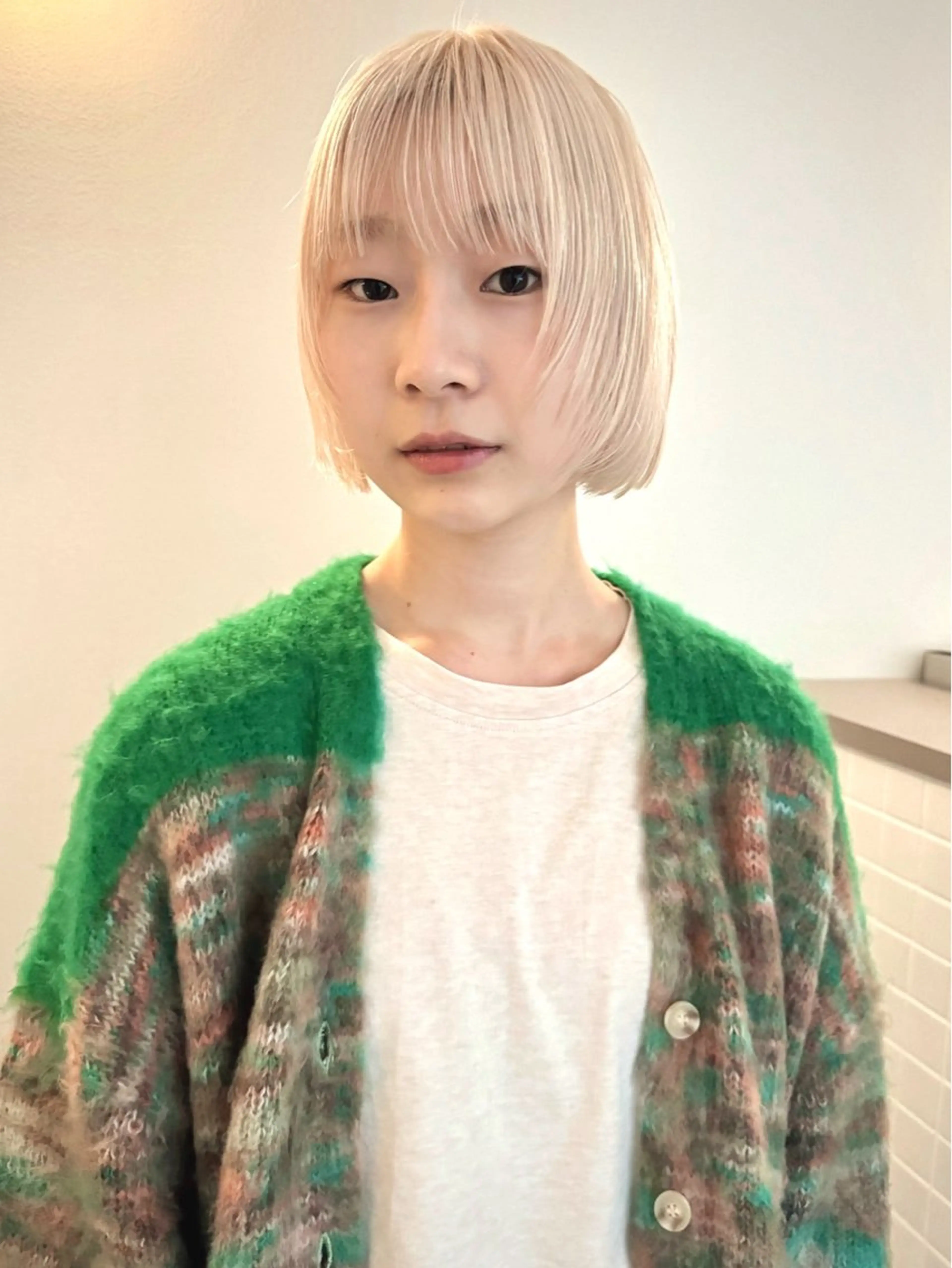 ショート カラー ブリーチ/似合わせ カット🦕Kaitoのヘアスタイル