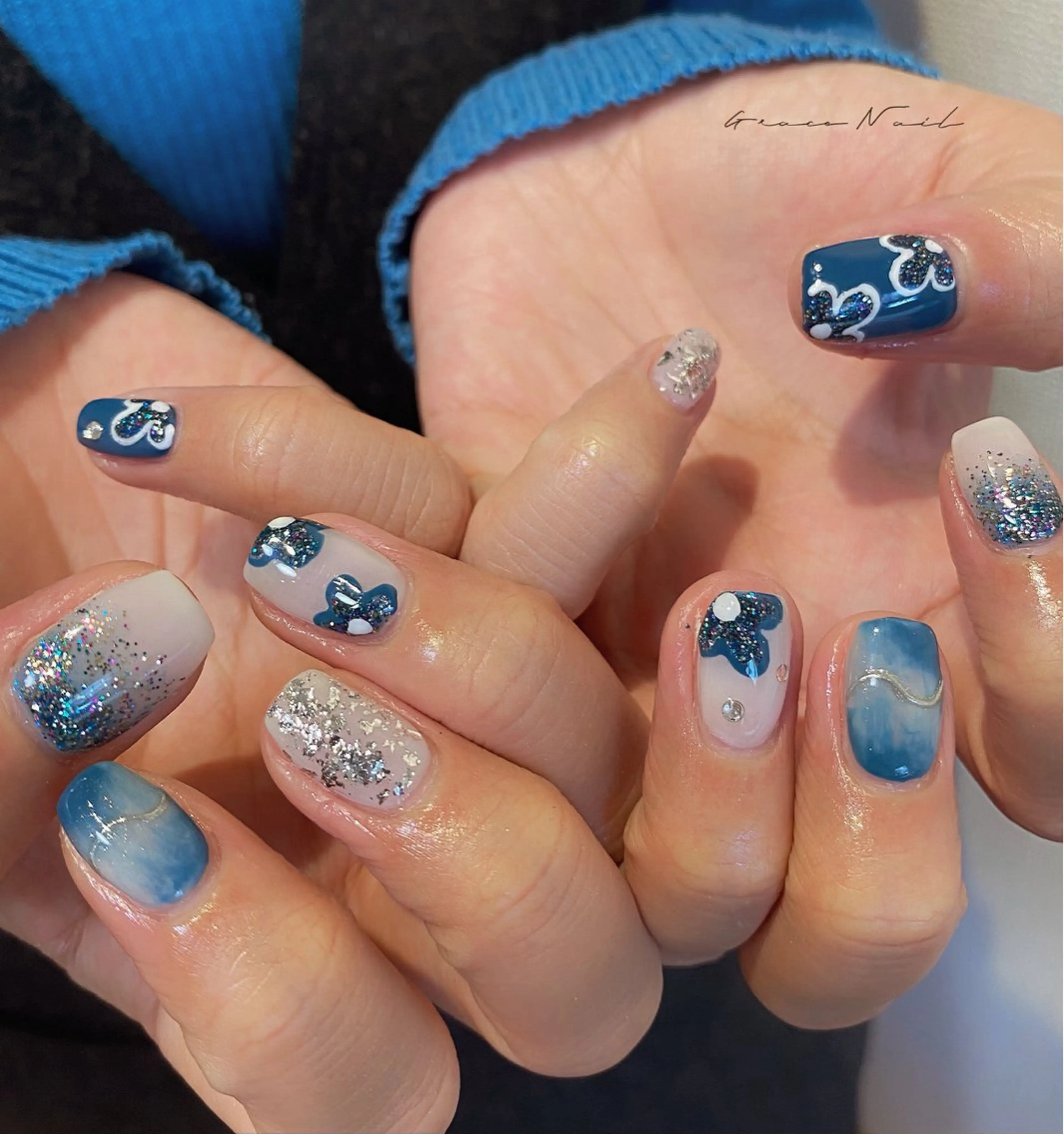 ネイル ハンドネイル ☆*｡Grace Nail｡*☆のネイルデザイン