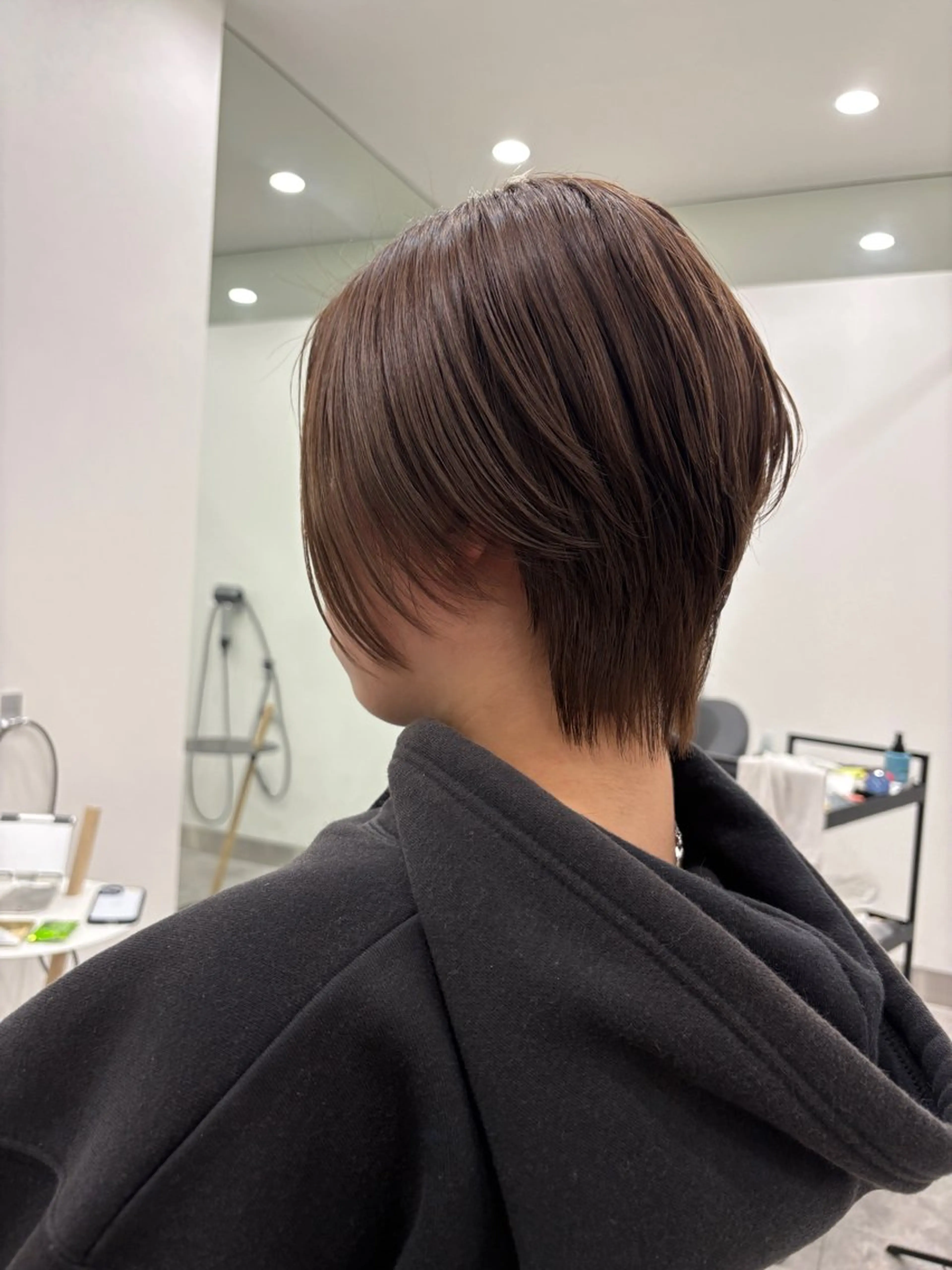 ショート カラー ヘアアレンジ ブリーチ ケアブリーチ ボブ 韓国風ヘア レイヤーカット カット ヘアカラー トリートメント 💝似合わせカット& カラーＵｒｕｎａ💝のヘアスタイル