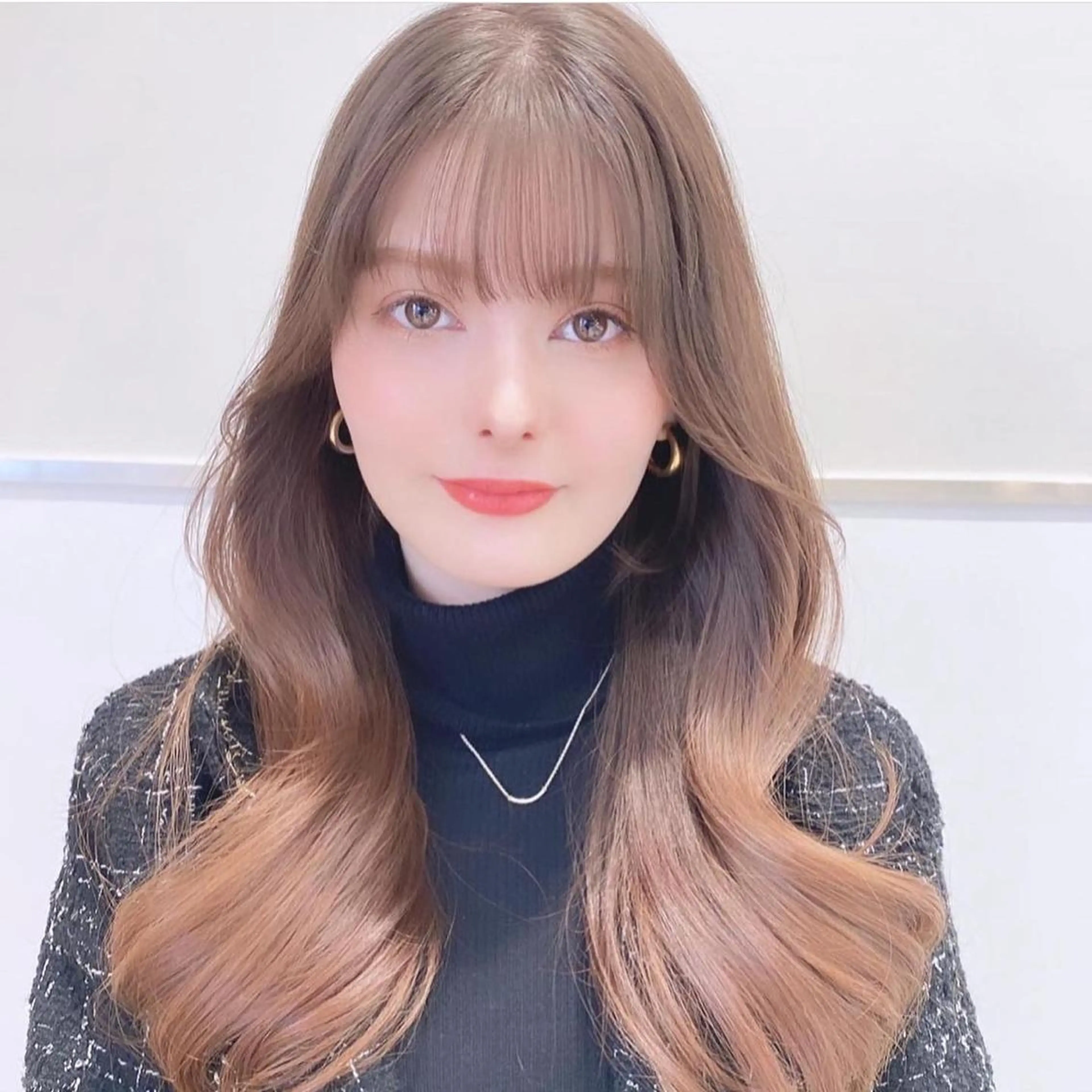 ロング くびれヘア 顔周りカット カット ヘアカラー トリートメント 韓国くびれレイヤー 🇰🇷はづきのヘアスタイル
