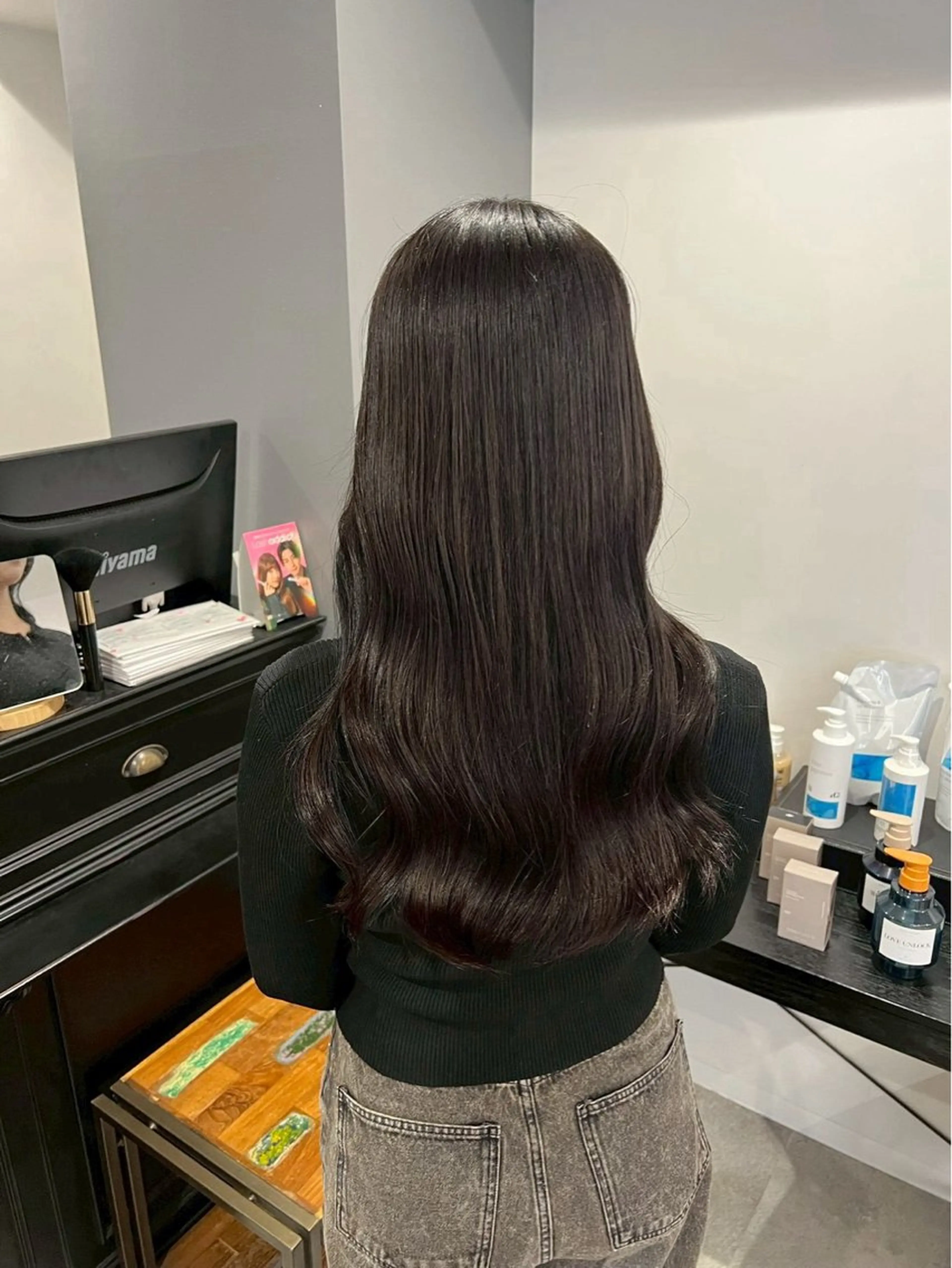 ロング カラー ブラウンカラー 透明感カラー ロング capa natsumiのヘアスタイル