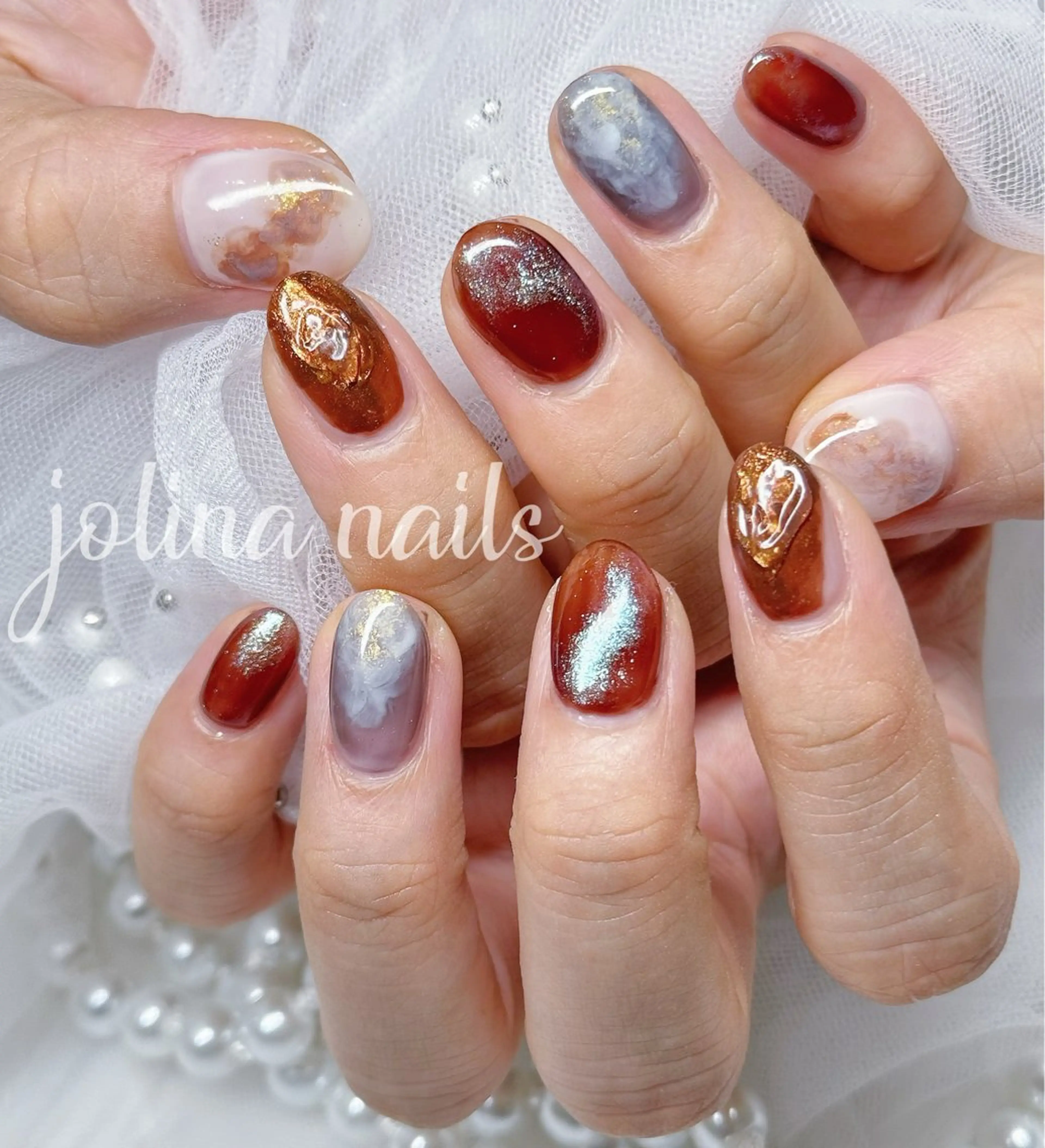 ネイル ハンドネイル jolina nails鶴見店のネイルデザイン