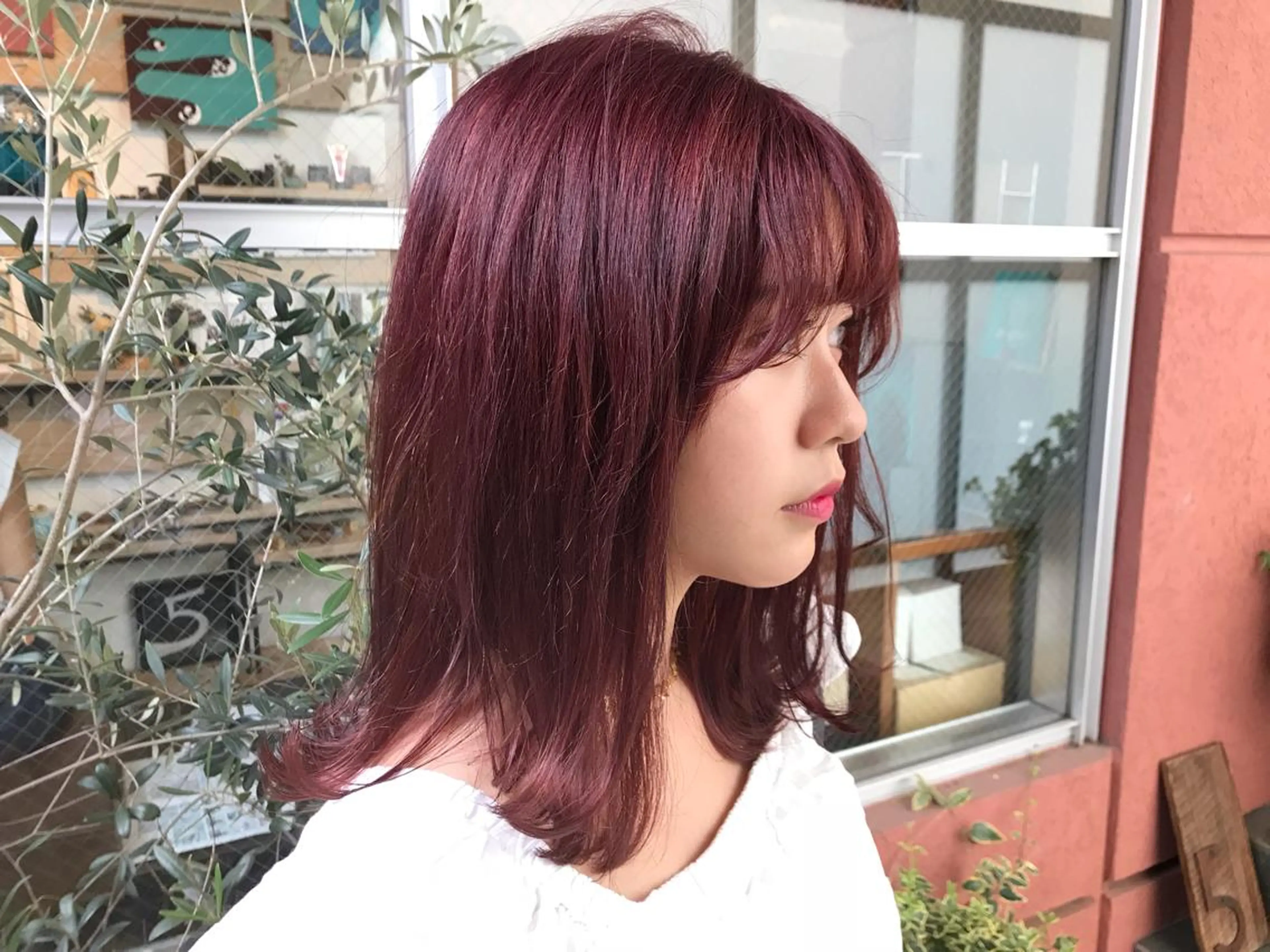 セミロング カラー sand&rose所属・逗子、パーマスタイル ナオイカイラのヘアスタイル