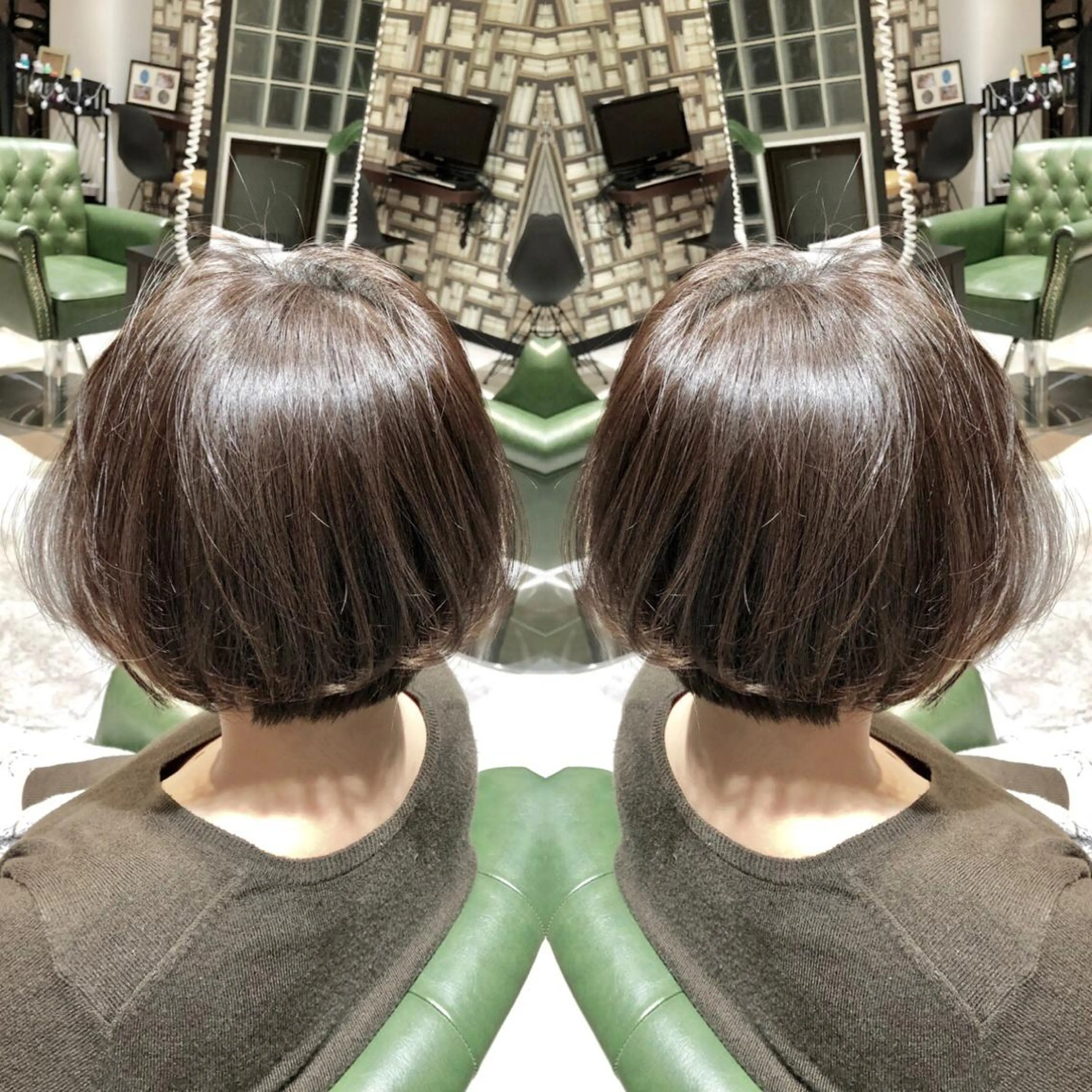 ショート カラー パーマ ヘアアレンジ tocca所属・毎月通える価格♪ 杉本真基のヘアスタイル