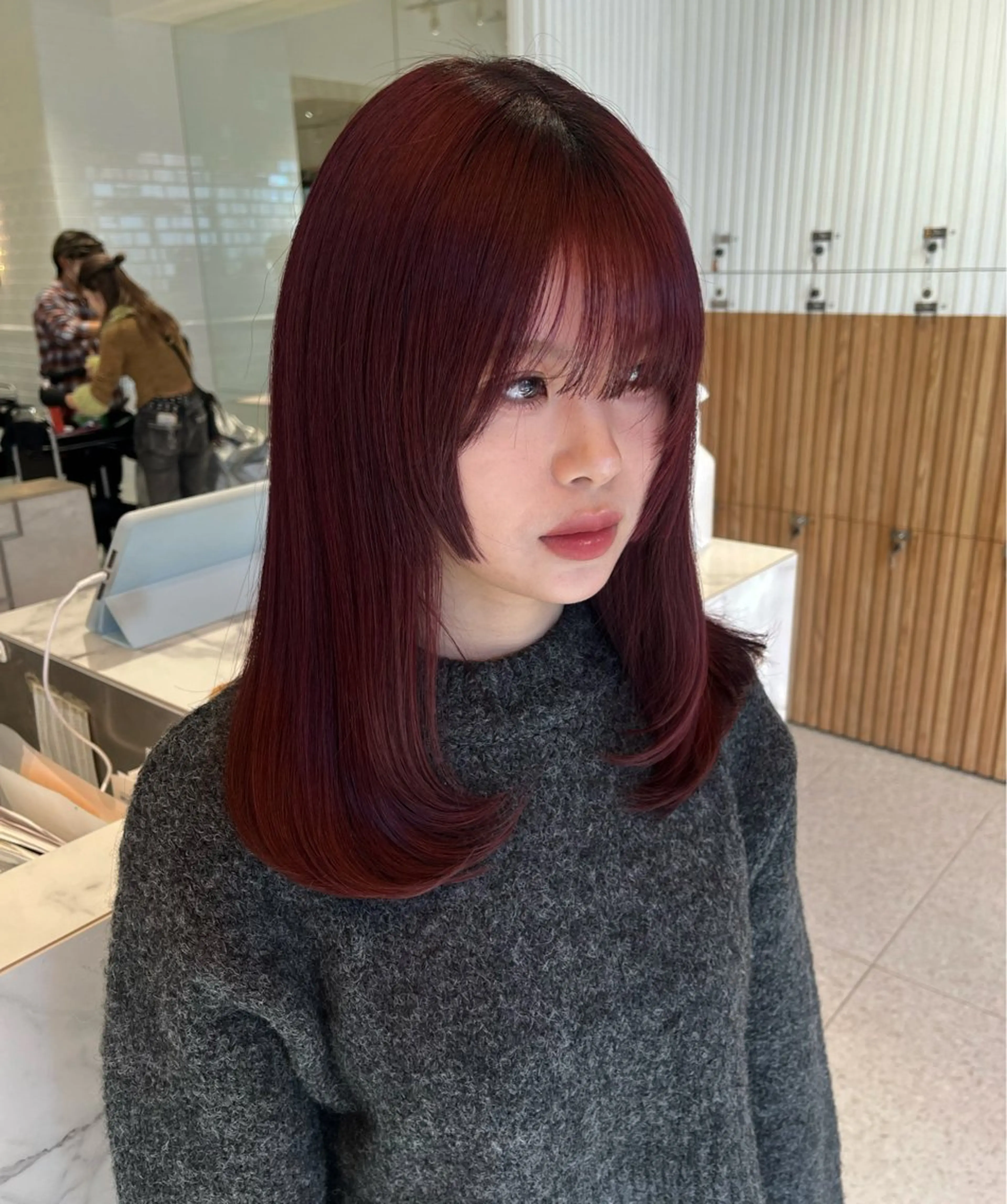 カラー ブリーチ haruna .のヘアスタイル