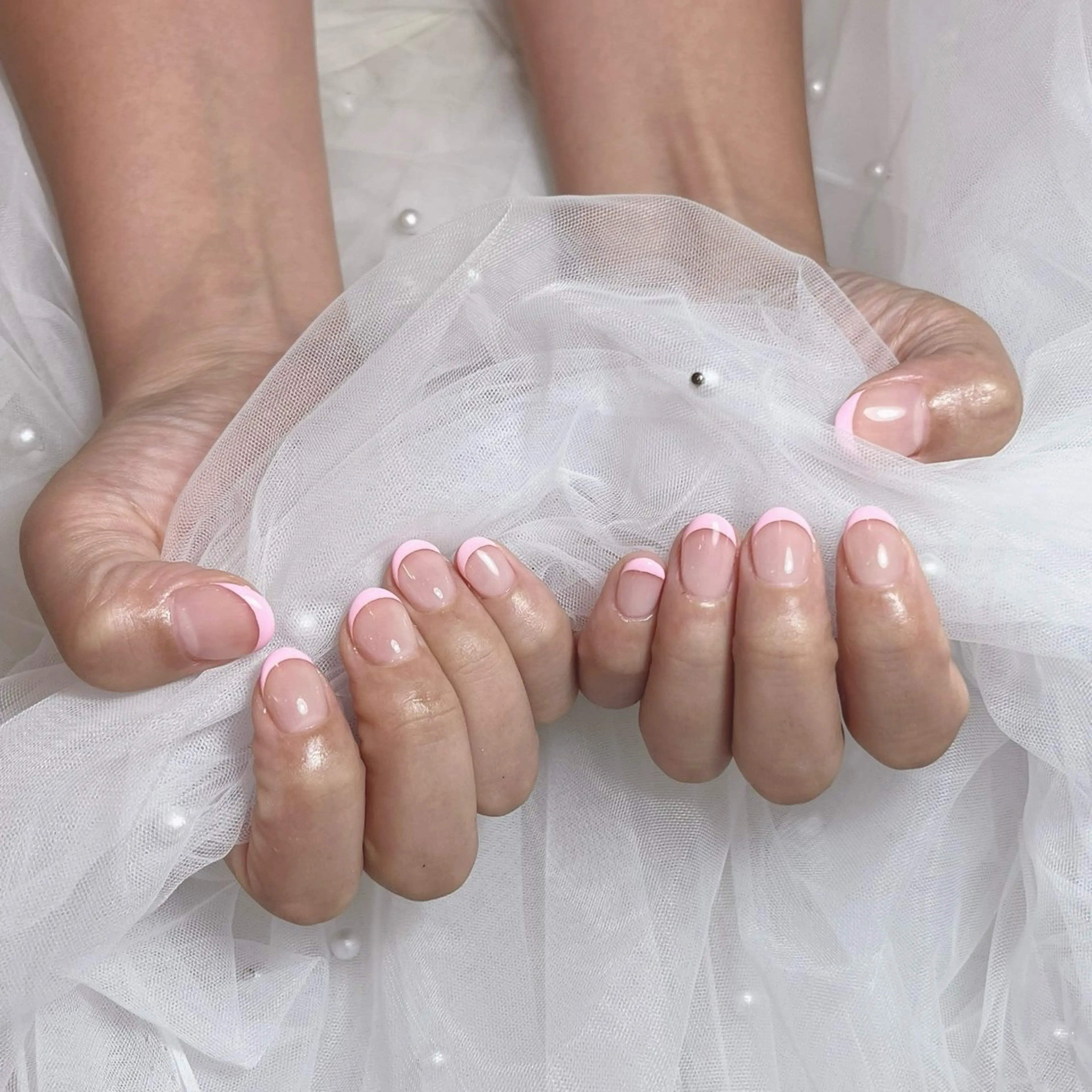 ハンドネイル💅🏻フレンチの写真