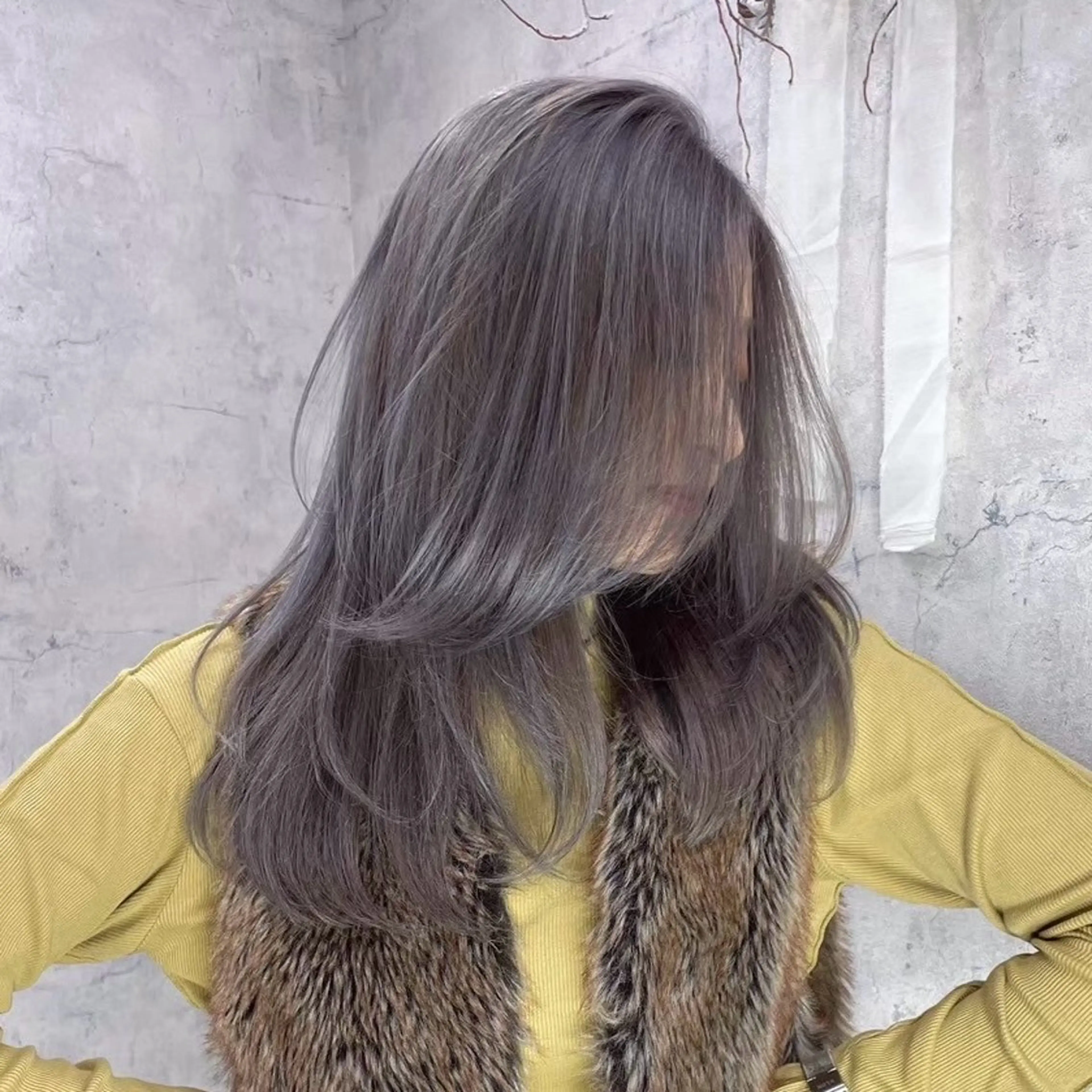 セミロング 韓国風ヘア レイヤーカット Lay/カラーリスト Myuukaのヘアスタイル