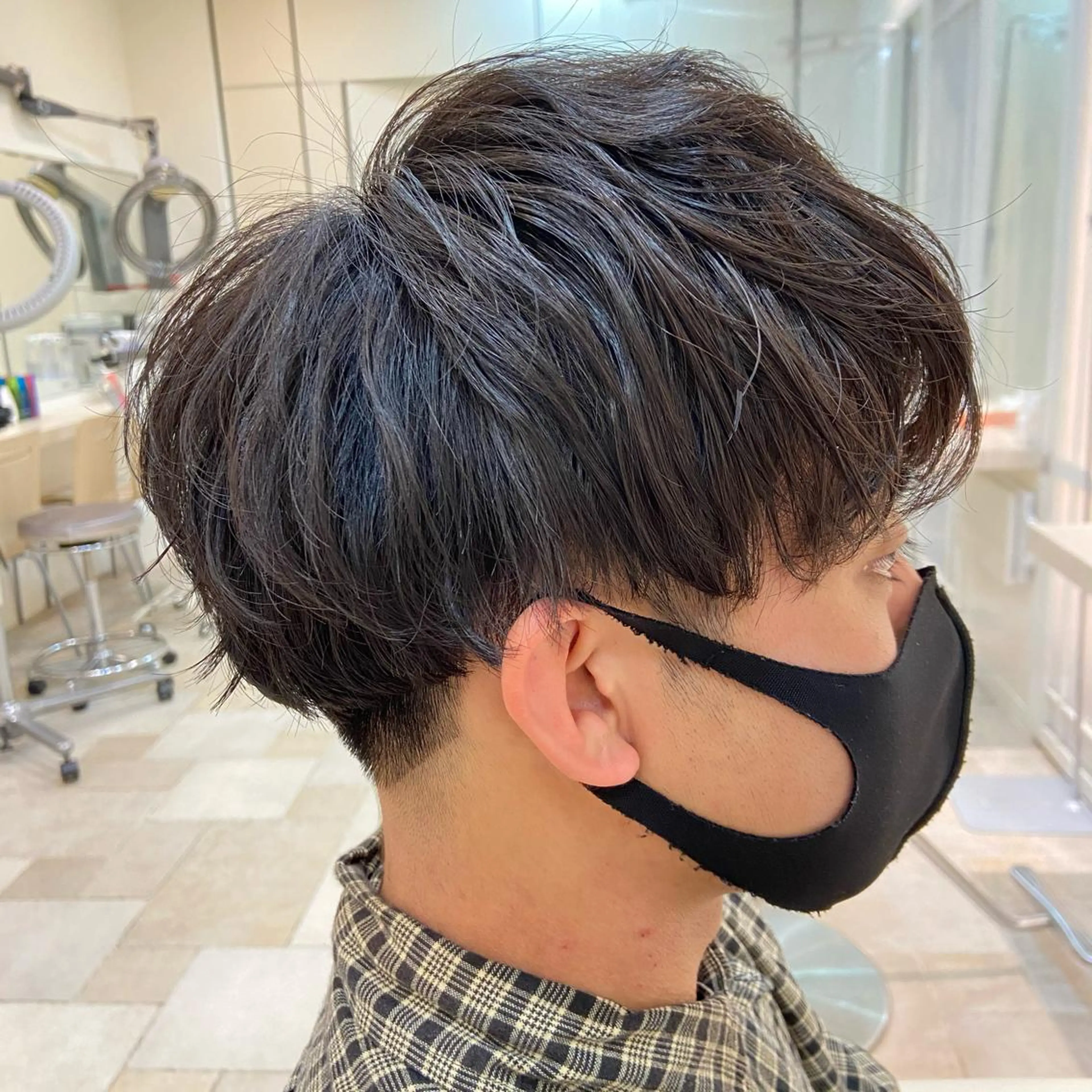 ショート パーマ メンズ カット Mirai 🧸のヘアスタイル