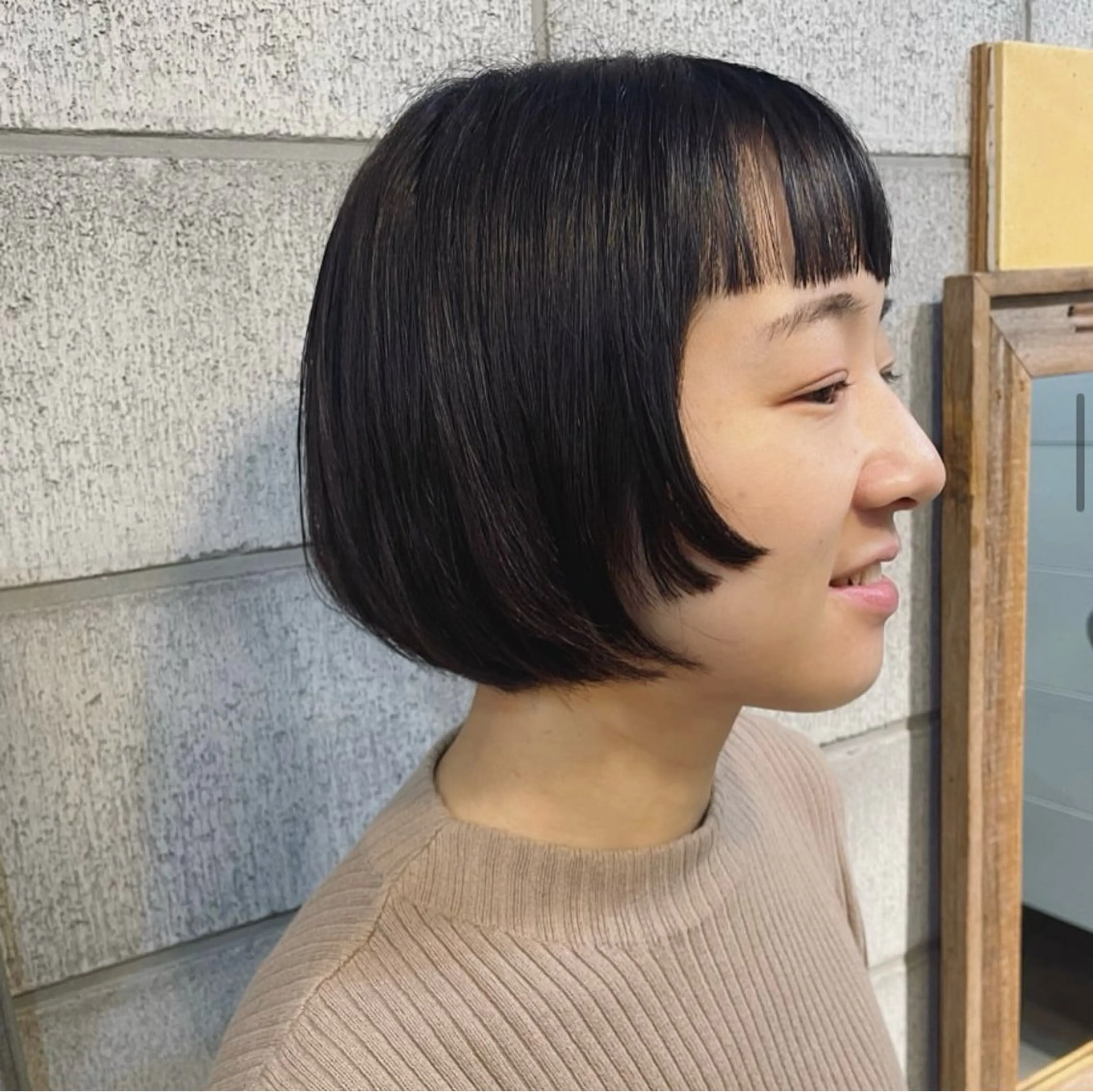 ショート カット ポミエ恵比寿所属・ショートウルフくせ毛 お任せくださいのヘアスタイル