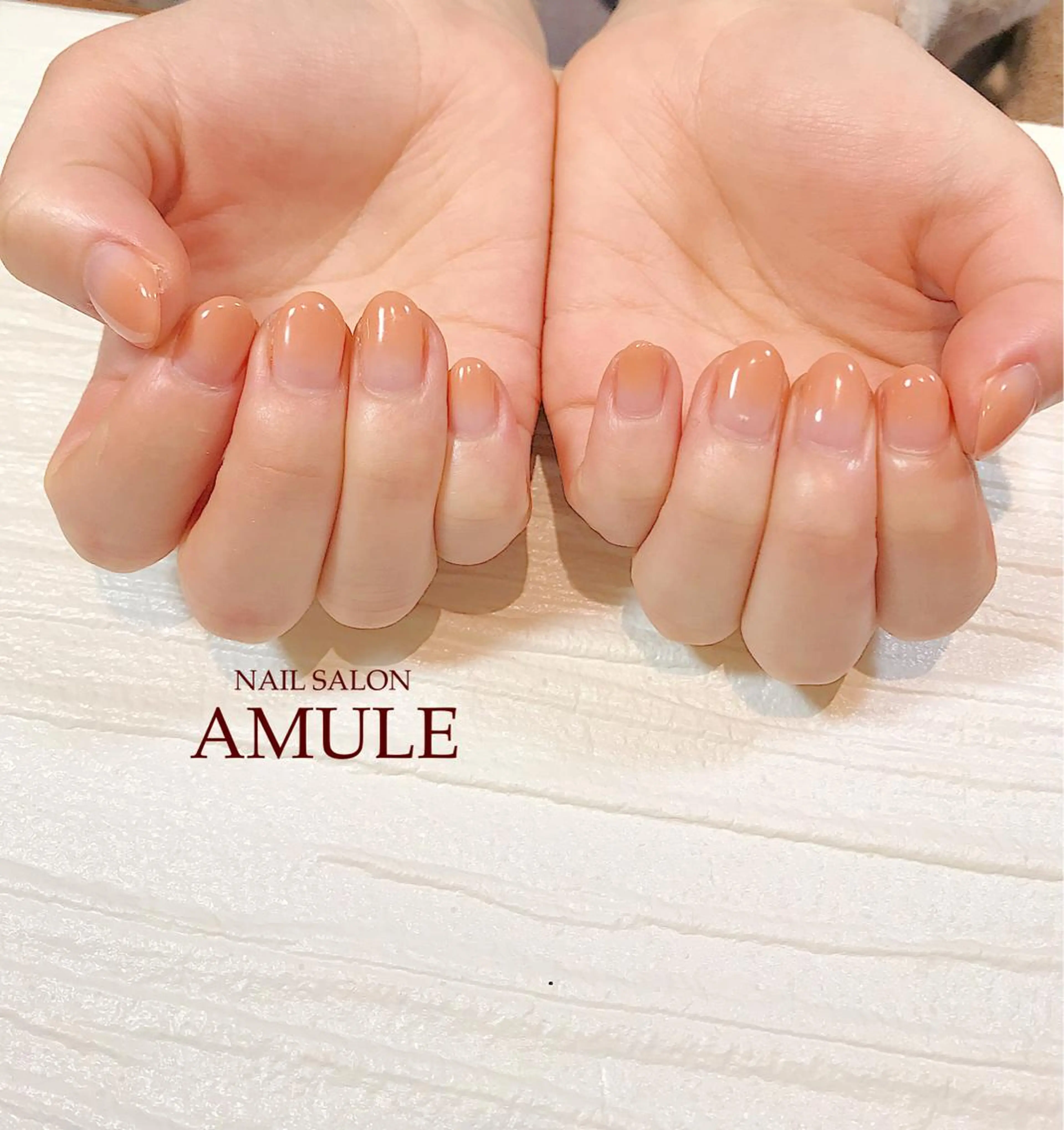 ネイル グラデーション シンプルネイル ハンドネイル NAILSALON AMULEのネイルデザイン