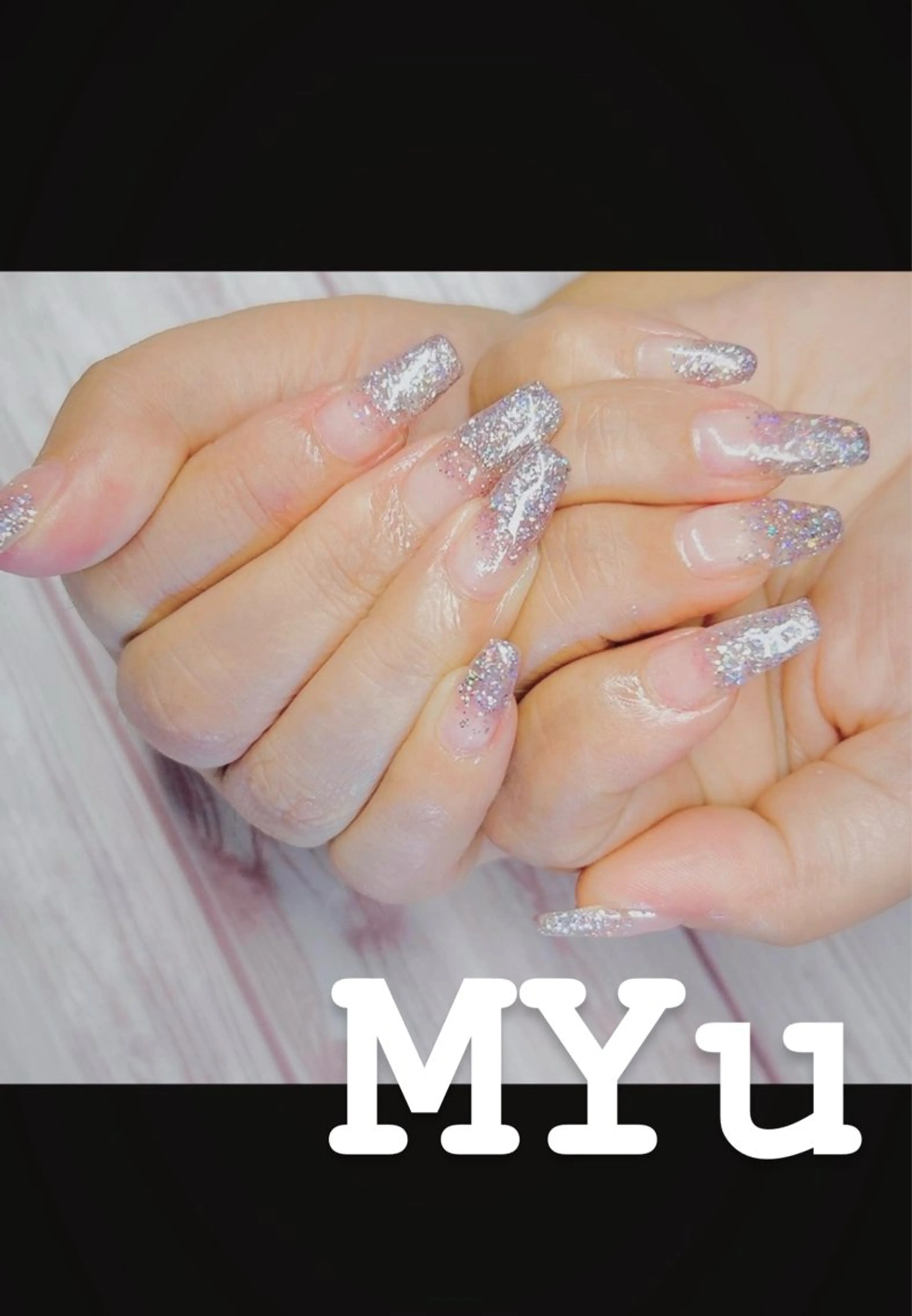 ネイル グラデーション ラメ(グリッター) ラメグラデーション MYu Beauty Salon YURIのネイルデザイン