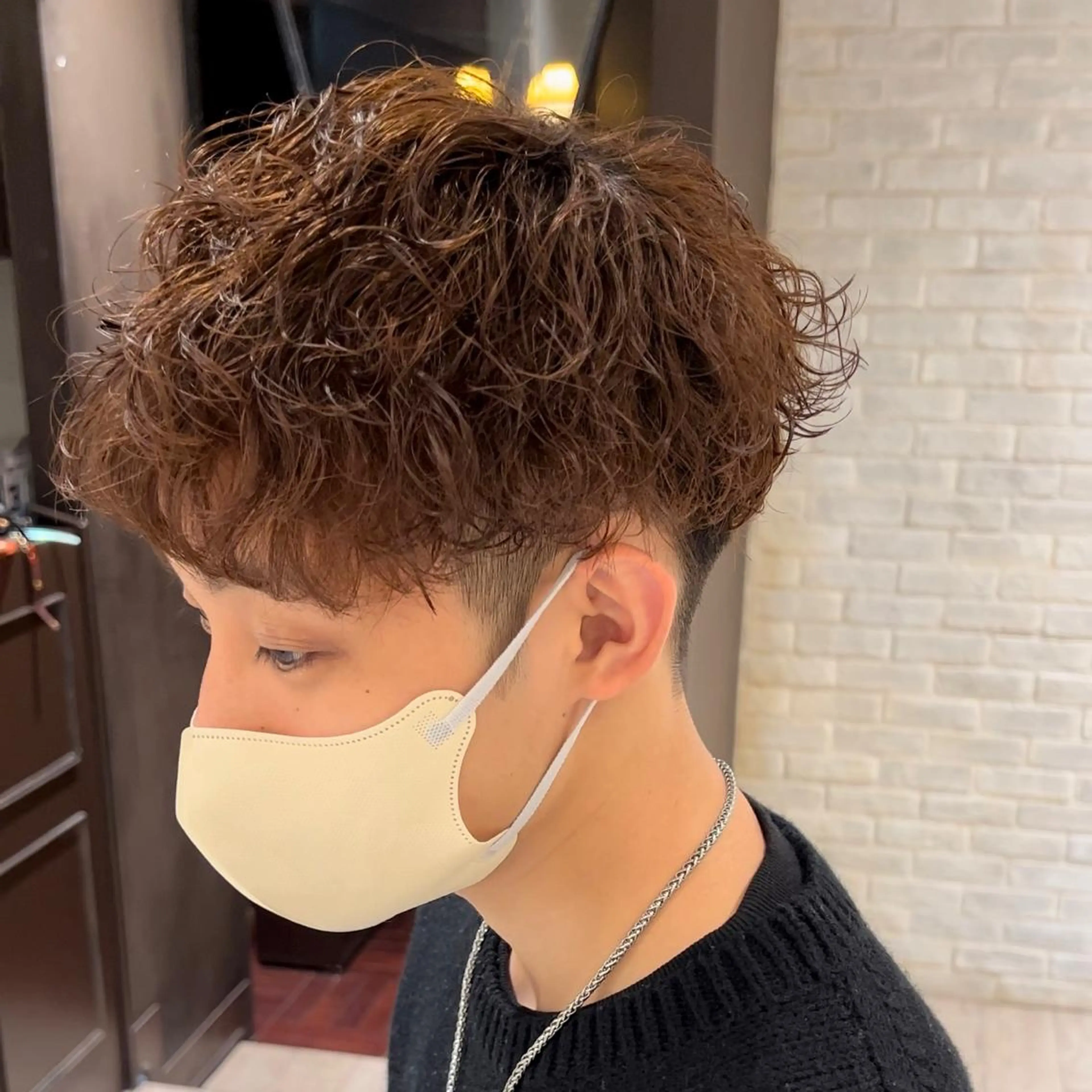 ショート パーマ メンズ メンズパーマ 波巻きパーマ 【メンズ特化美容師】 🐍NAO🐍のヘアスタイル