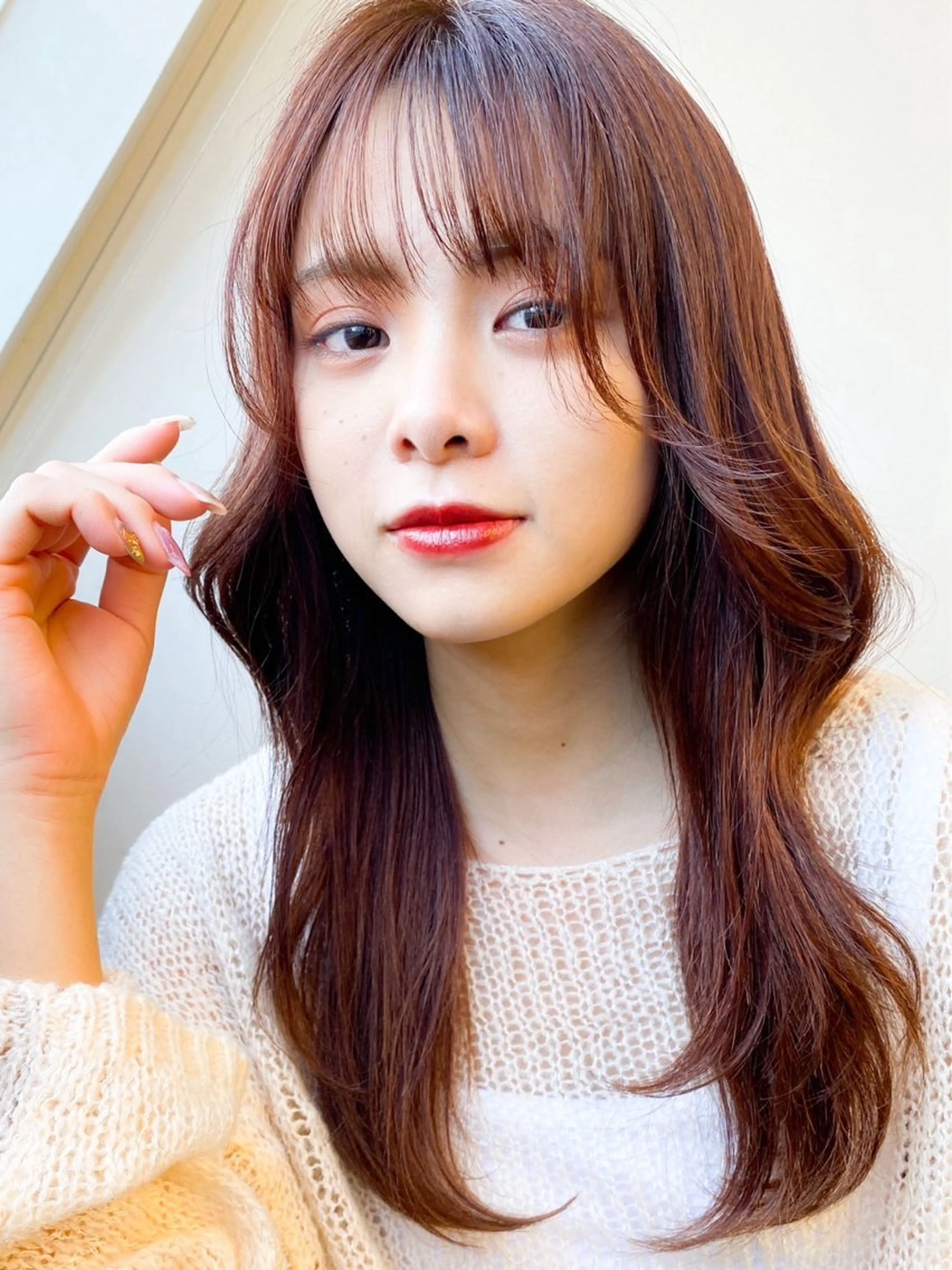 ロング カラー カット トリートメント 💎韓国風レイヤー/ 透明感💎藤咲僚汰のヘアスタイル