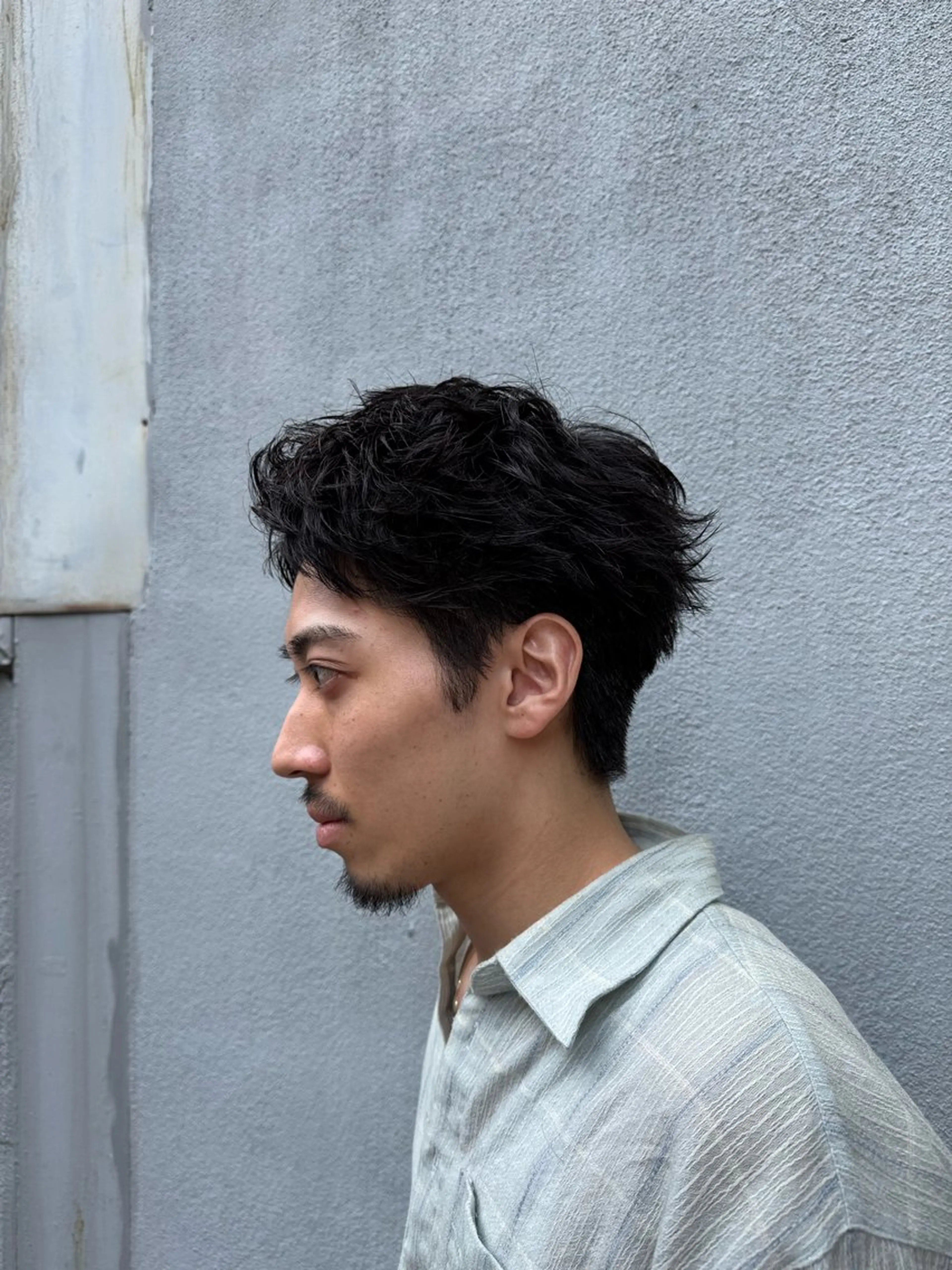 ショート パーマ メンズ スパイキーショート ショートヘア カット パーマ 大阪中崎町駅 メンズカット関田拳のヘアスタイル