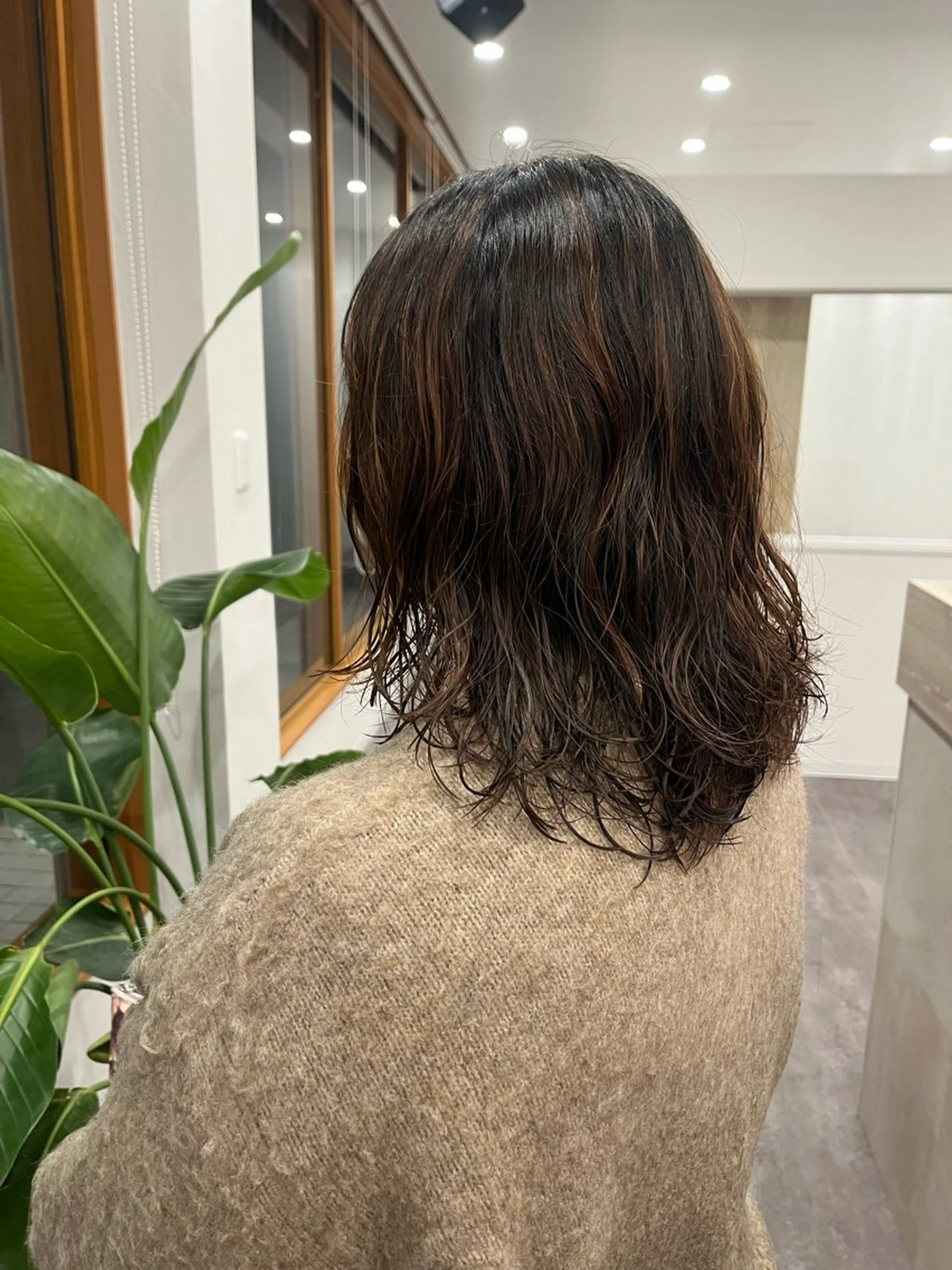 パーマ カット パーマ 金井 美悠のヘアスタイル