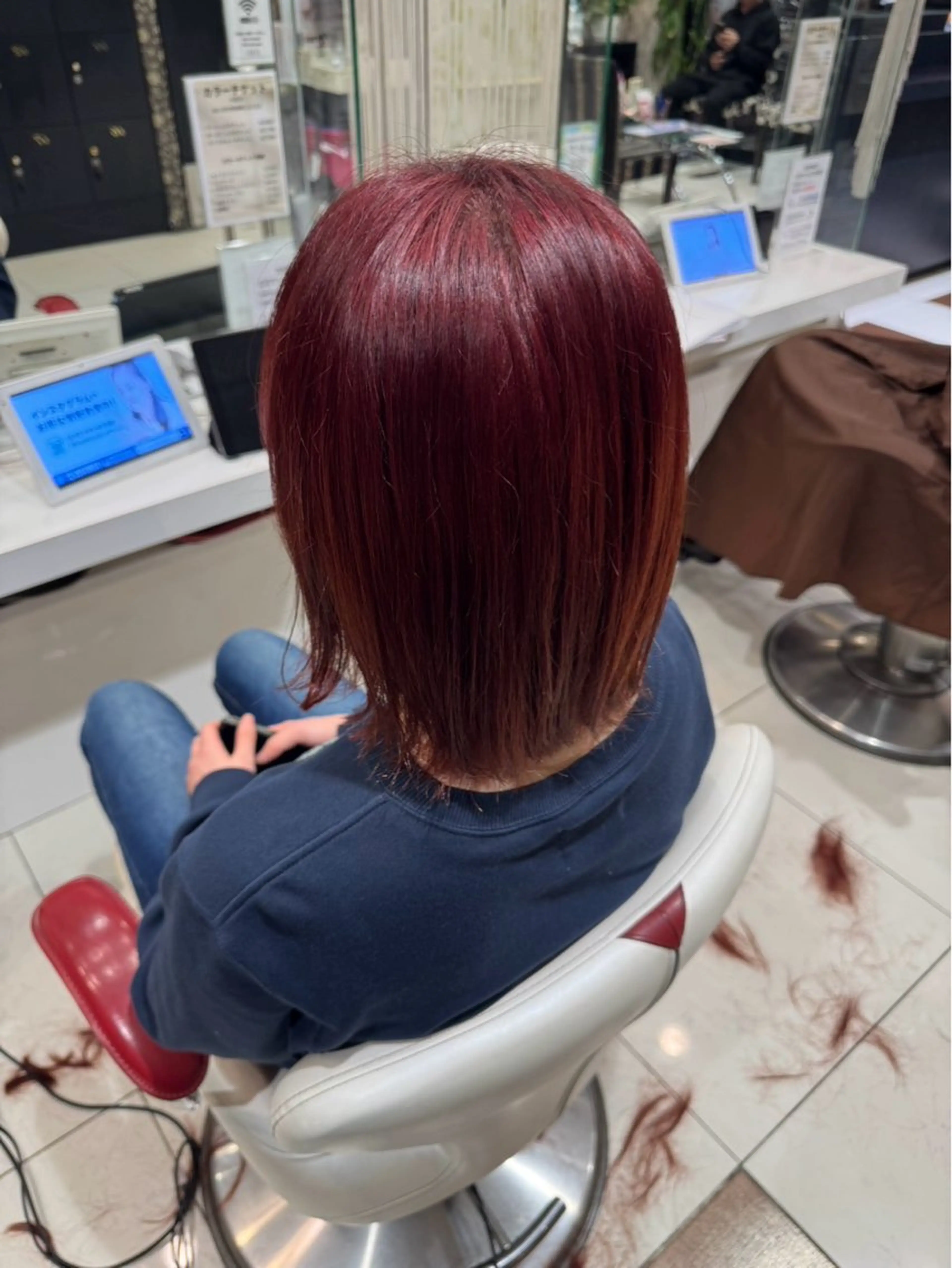 ミディアム EARTH 竹ノ塚店所属・金子大悟/ヘアカラー /トリートメントのヘアスタイル
