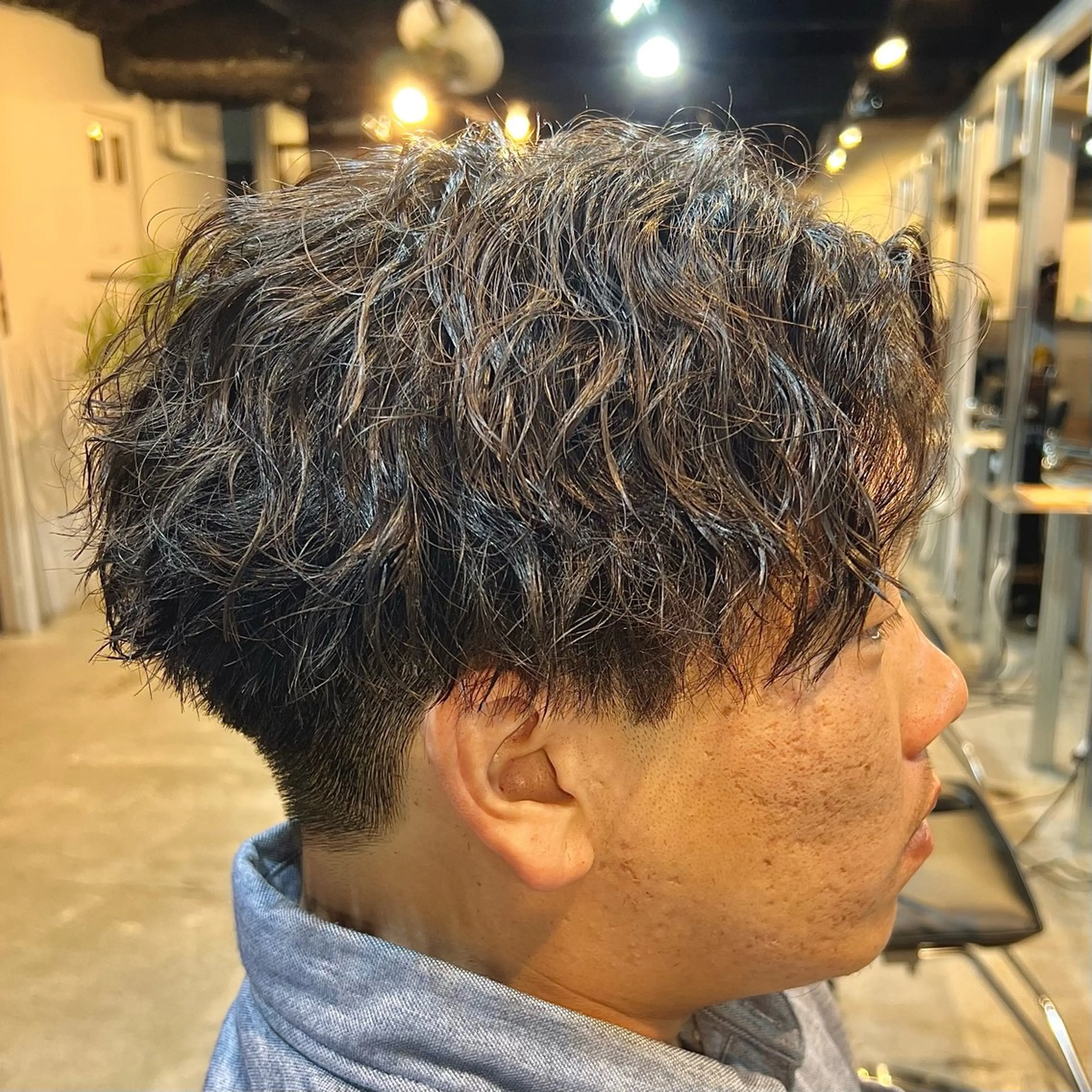 ショート パーマ メンズ カット パーマ ヘッドスパ men’s salon NOA solte. 【メンズサロン ノアソルテ】所属・メンズパーマ職人 加藤 弘貴のヘアスタイル