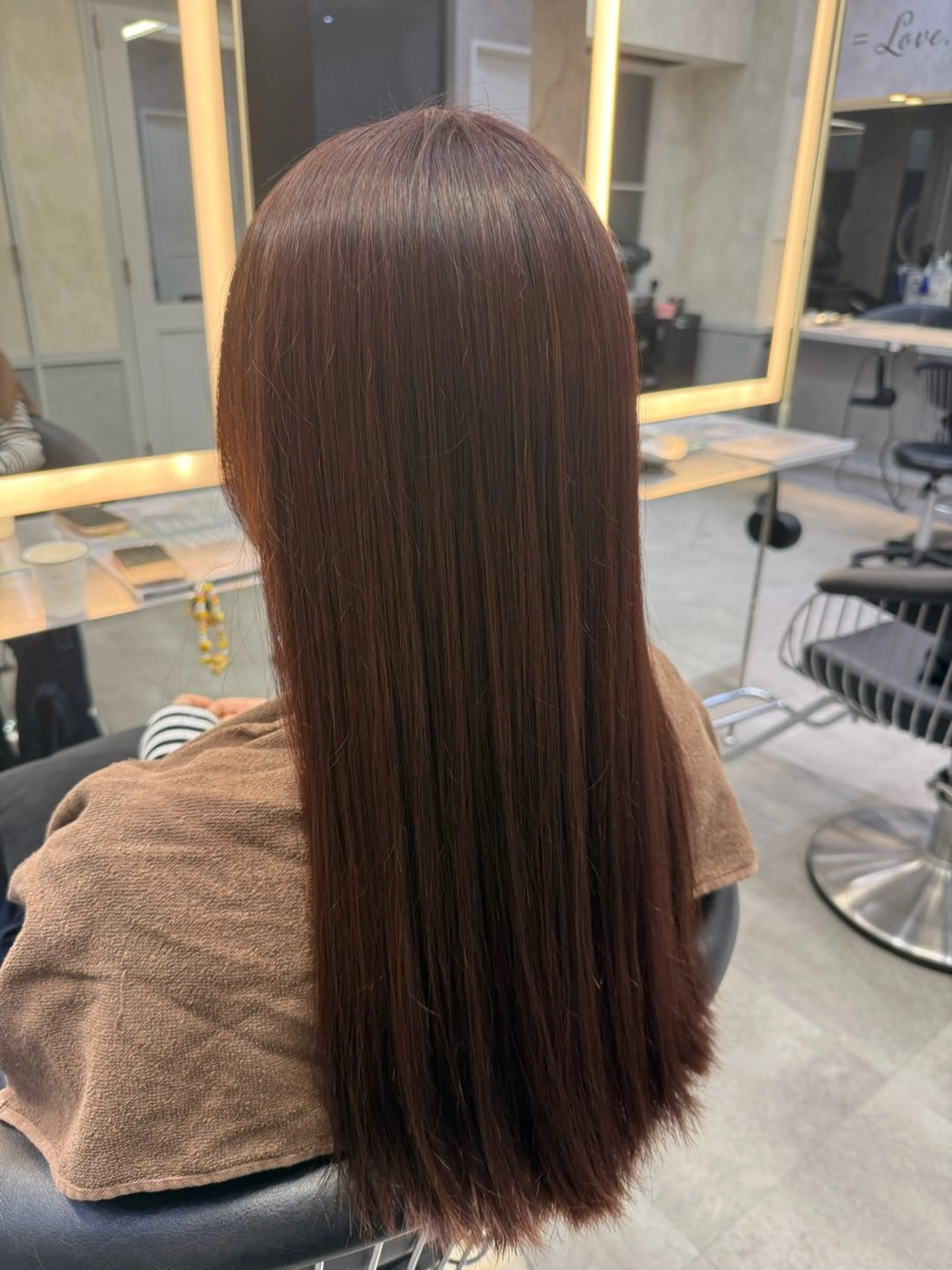 ロング 韓国艶ヘア✨️/ 縮毛矯正🫧‪/ハナのヘアスタイル