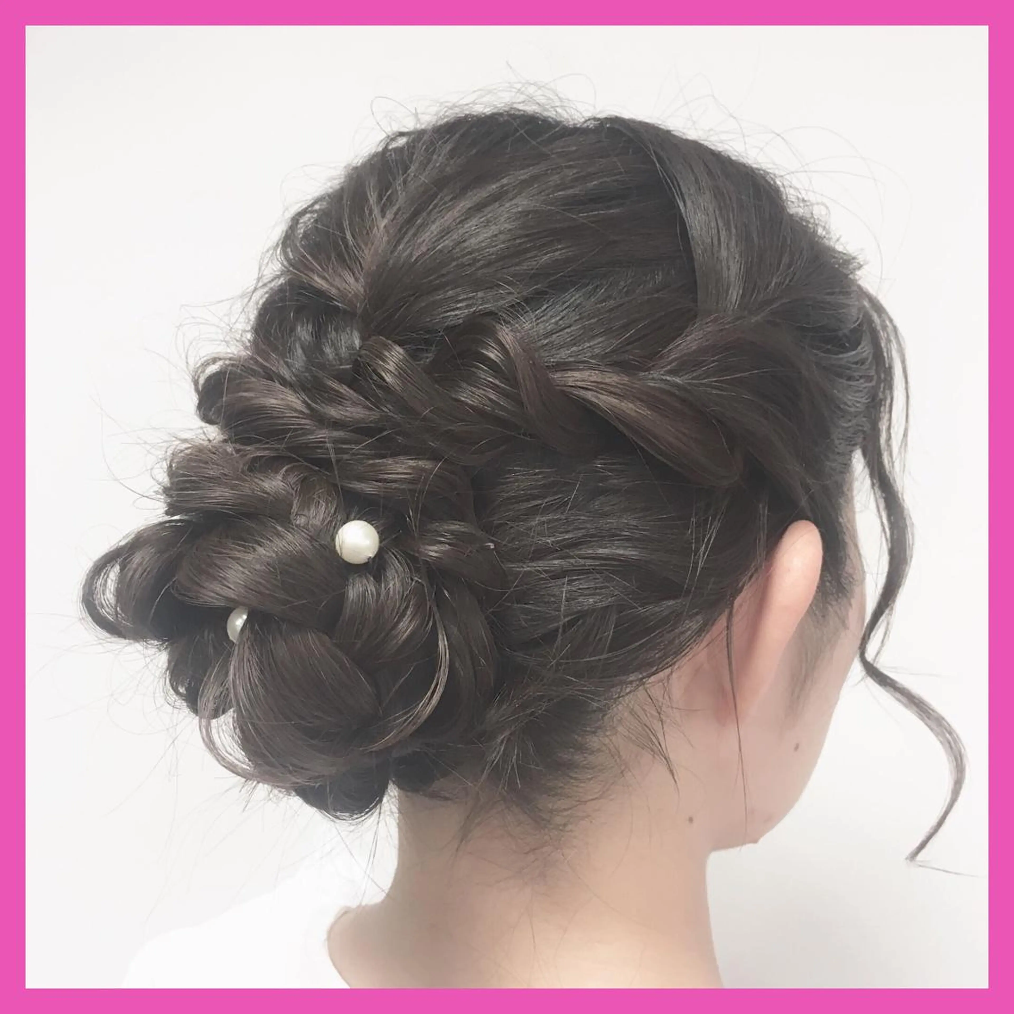 セミロング ヘアアレンジ 韓国ヘア🤍 NATSUNEのヘアスタイル