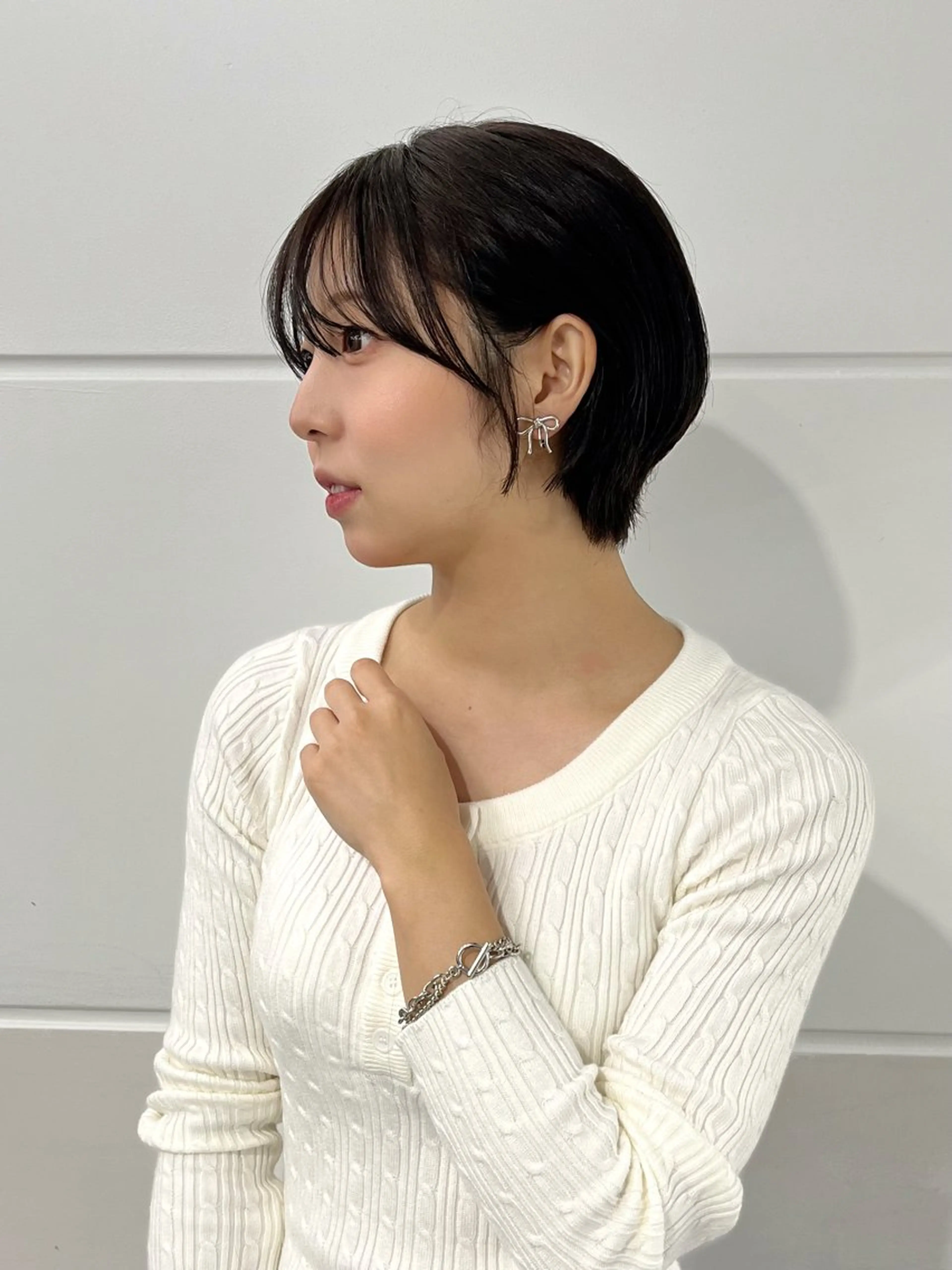 ショート 縮毛矯正/ハイトーン /パーマ/前原汐🎐のヘアスタイル
