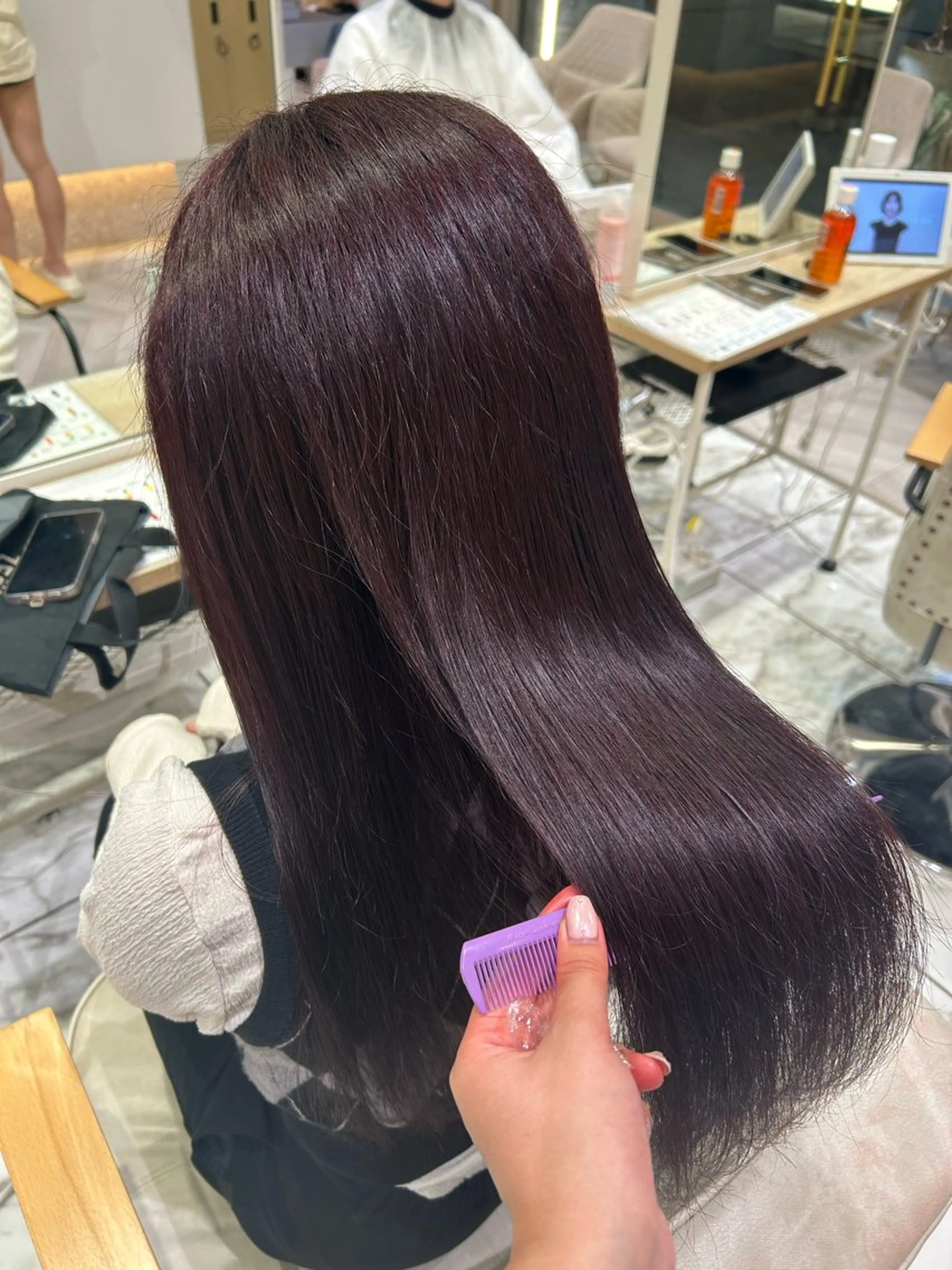 ロング カラー 透明感ツヤカラー コトノ🫧のヘアスタイル