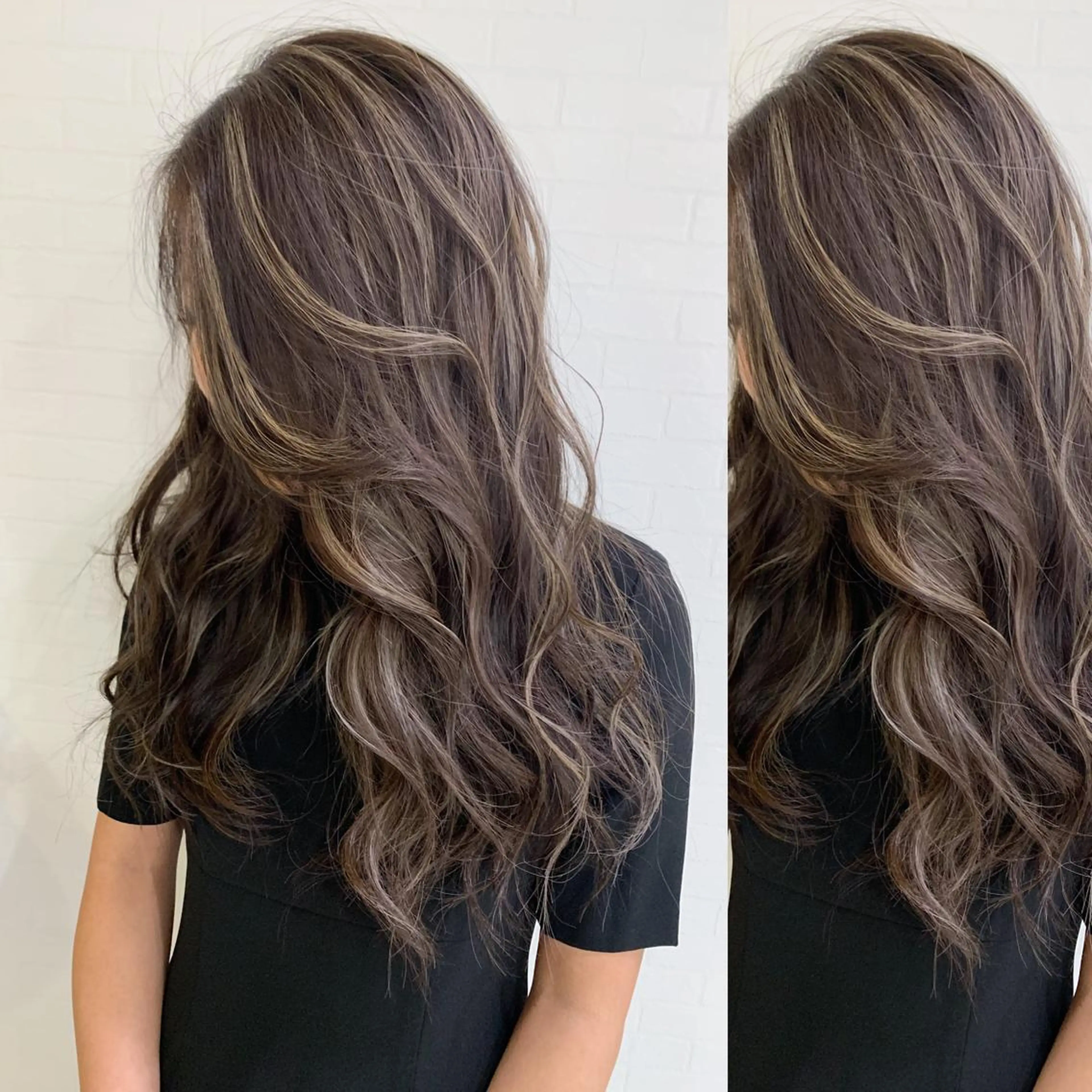 セミロング カラー ヘアアレンジ ハイライトカラー ハイライト ヘアカラー トリートメント BANK'S hair所属・📌 トレンド× 髪質改善寺坂雄飛📌のヘアスタイル