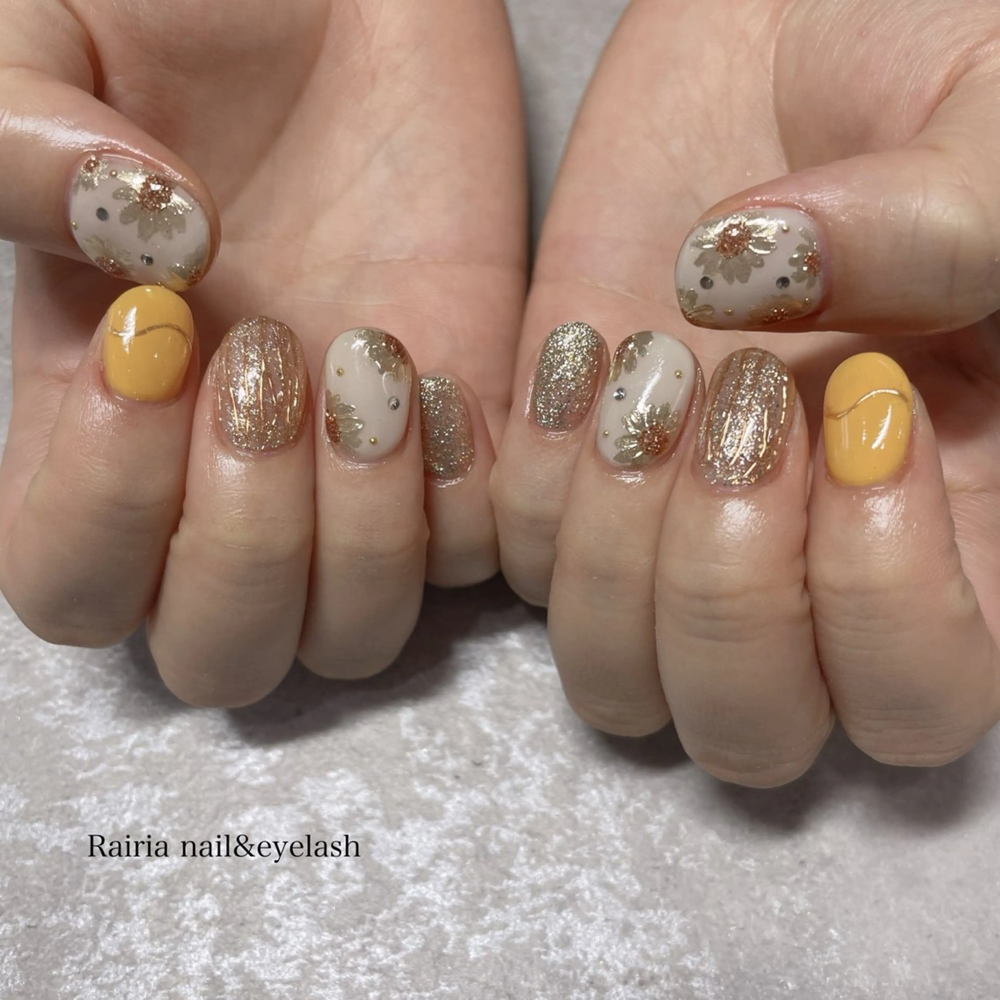 ネイル 持ち込み ハンドネイル Rairia nail&eyelash小岩店所属・Rairianail 小岩店のネイルデザイン