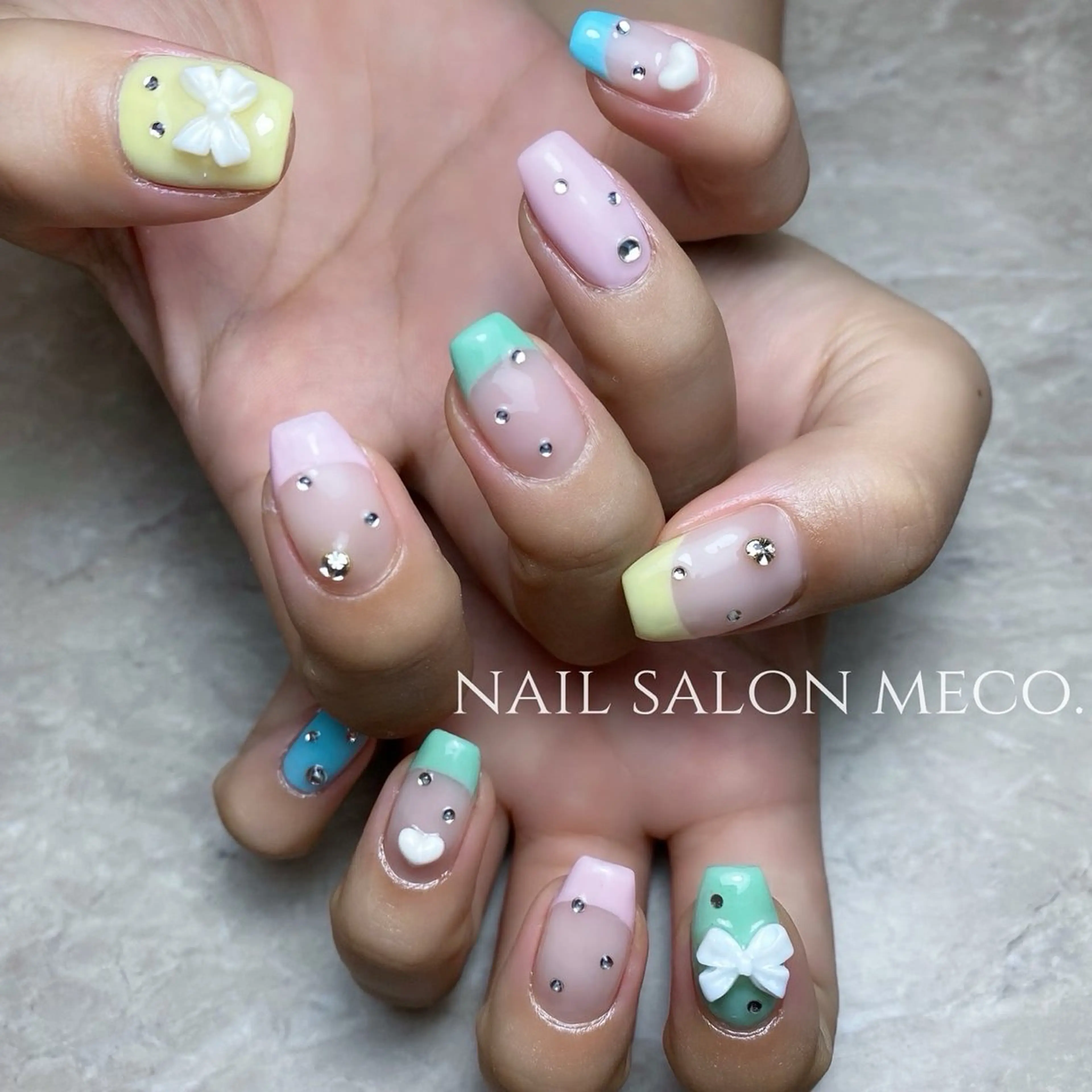 ネイル フットネイル nailsalon mecoのネイルデザイン