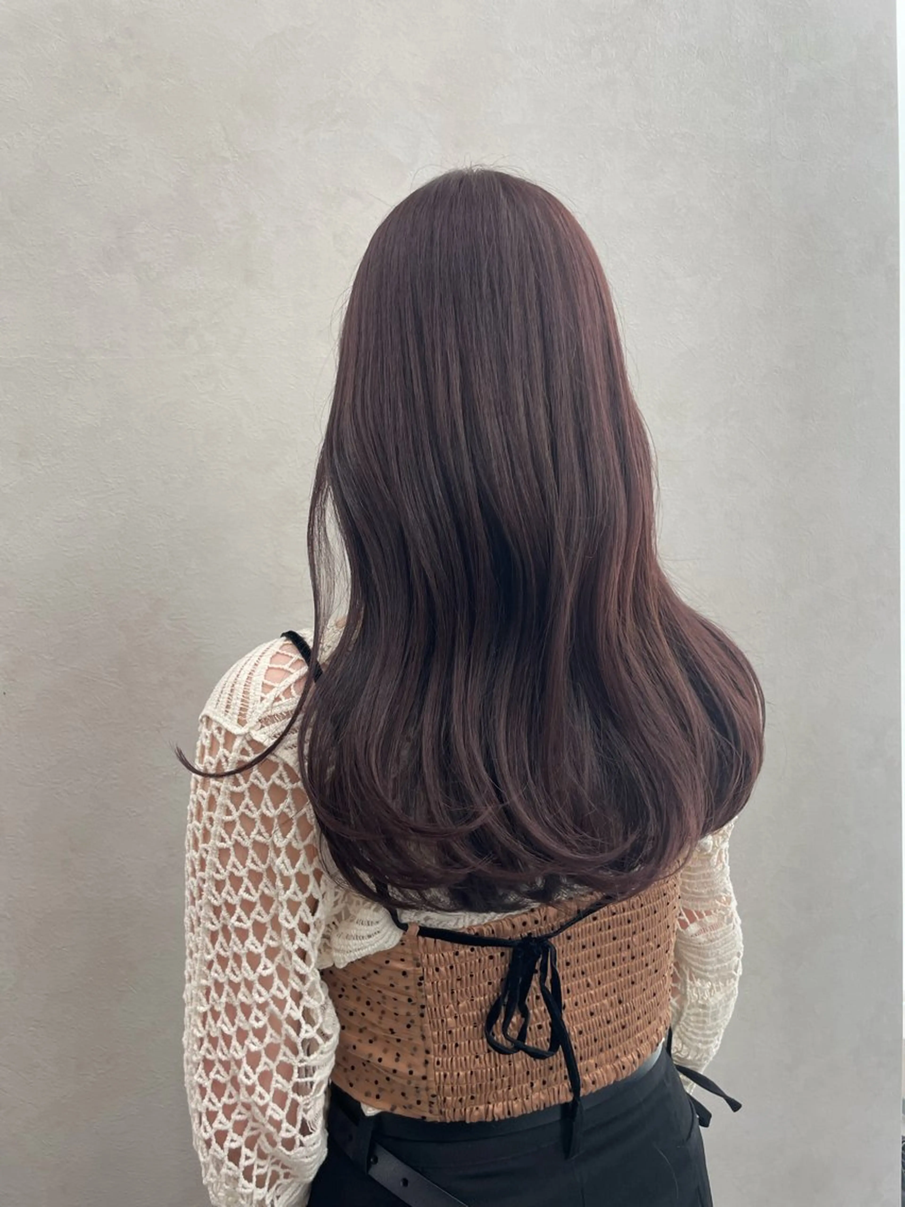 ロング カラー カット ヘアカラー トリートメント 🍐透明感カラー🍐 momo/横浜のヘアスタイル