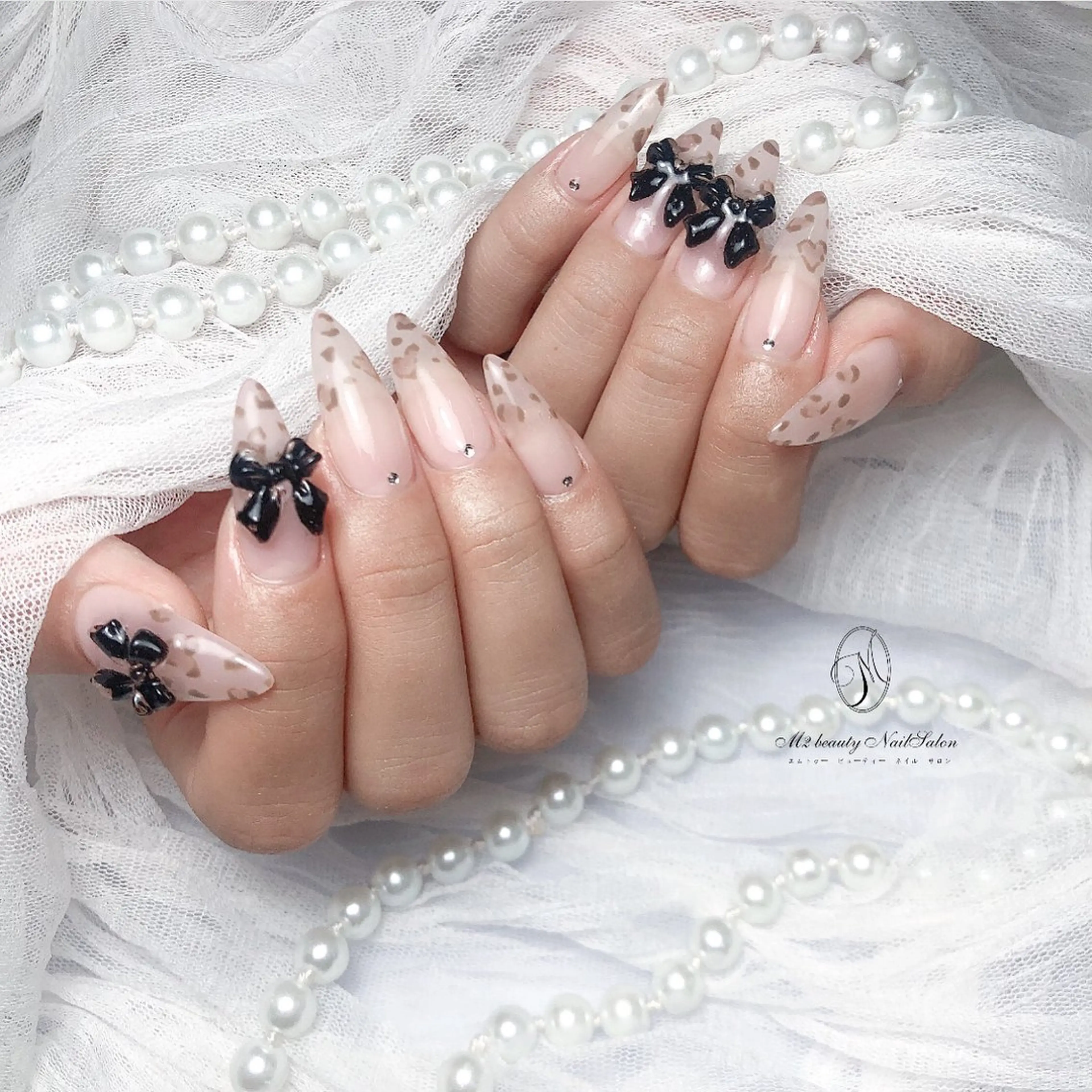 ネイル 長さ出し ジェルネイル パラジェル スカルプネイル ネイルチップ ハンドネイル M2 beauty Nankaのネイルデザイン