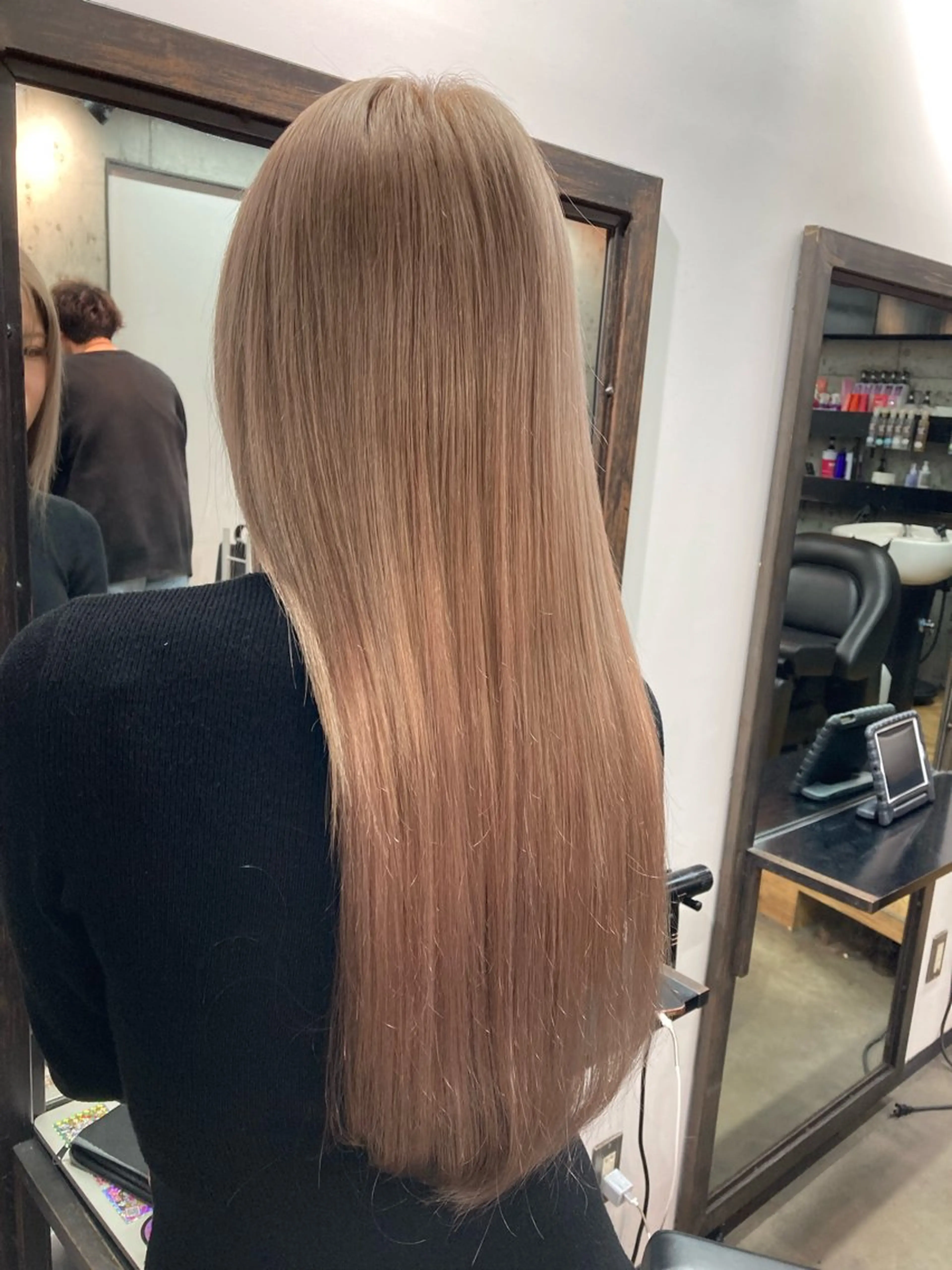 ヘアカラー エクステ ✨最安値✨エクステ カラー🌼つきな🌼のヘアスタイル