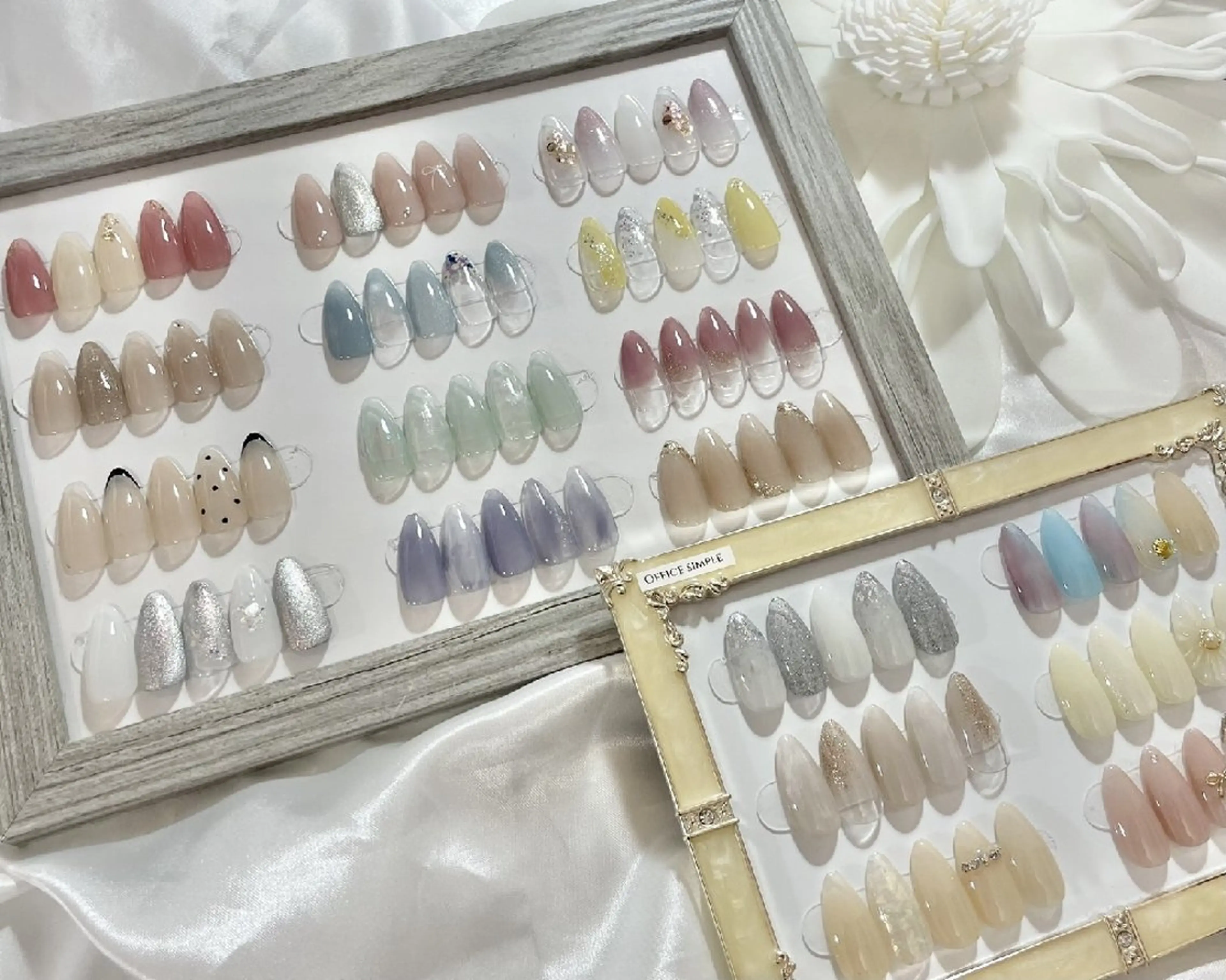 ネイル オフィスネイル 夏ネイル ハンドネイル Nailsalon Merci東中野のネイルデザイン