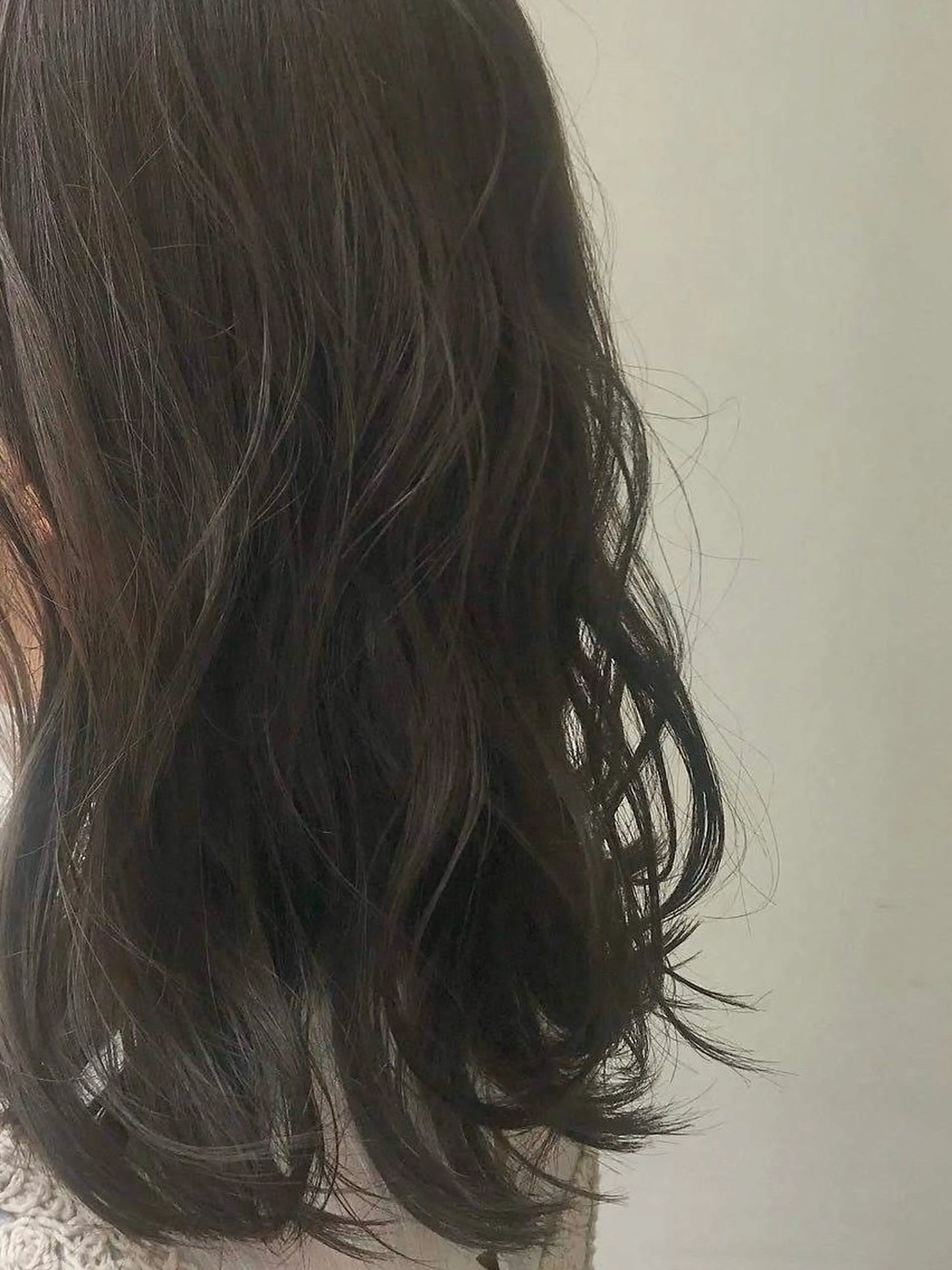 ミディアム カラー ブリーチ 透明感カラー ブリーチなしカラー カット ヘアカラー ボブ/透明感カラー/ 艶髪/azumiのヘアスタイル