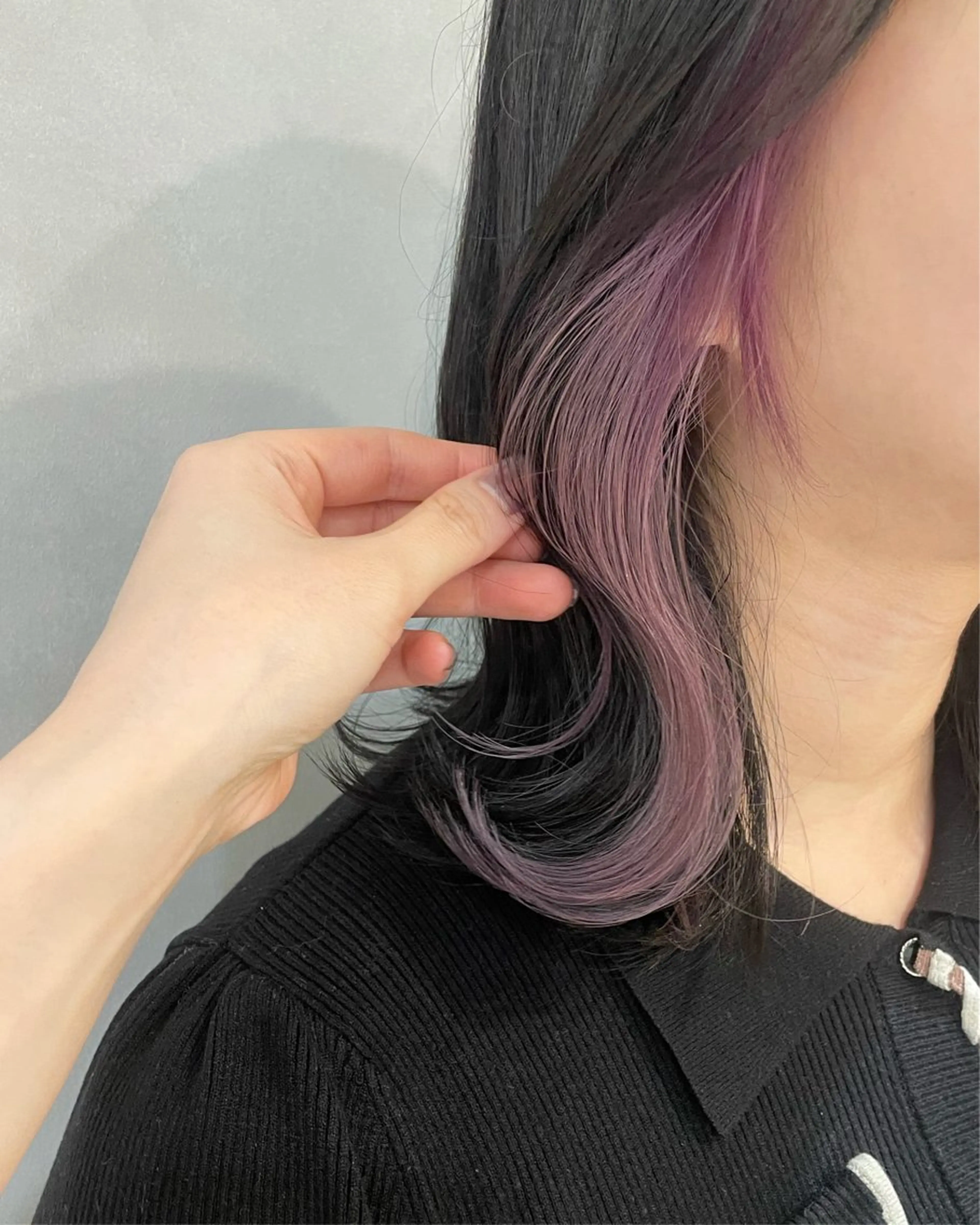 ミディアム カラー カット ヘアカラー トリートメント さいとう はつねのヘアスタイル