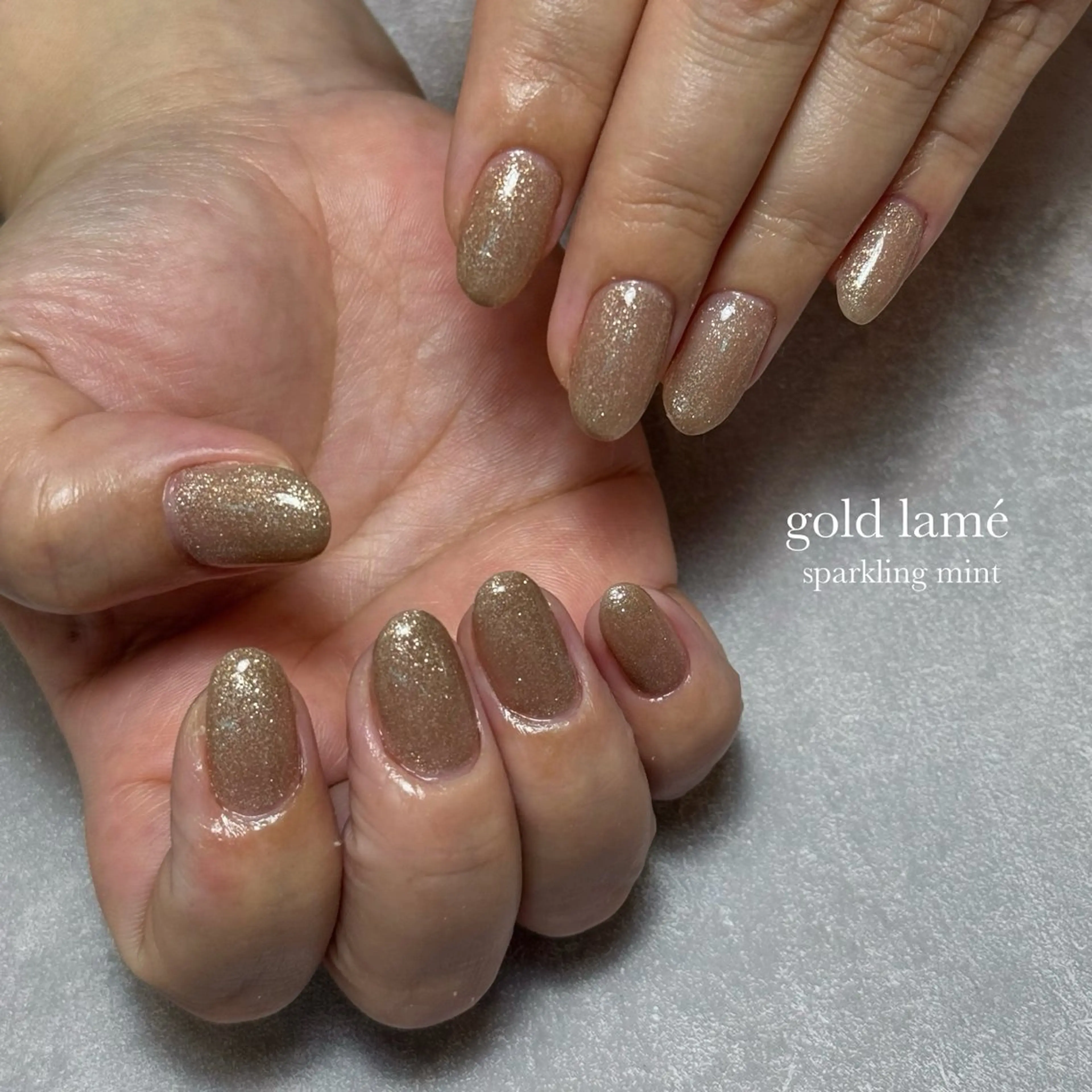 ネイル キラキラネイル sparkling mint【スパークリングミント】所属・natsuki 🎀💎モデル様募集のネイルデザイン