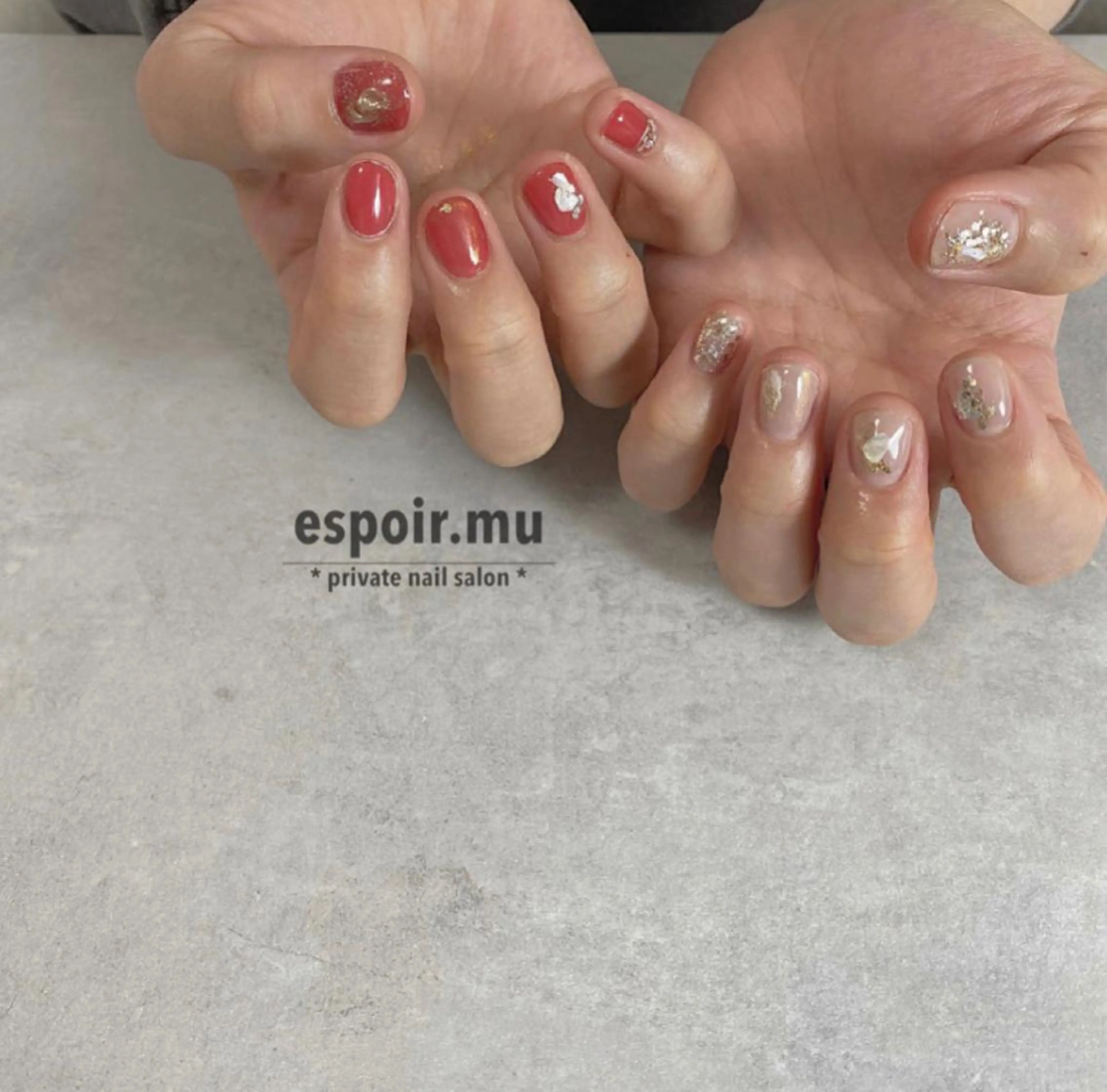 ショート ネイル espoir. muのネイルデザイン