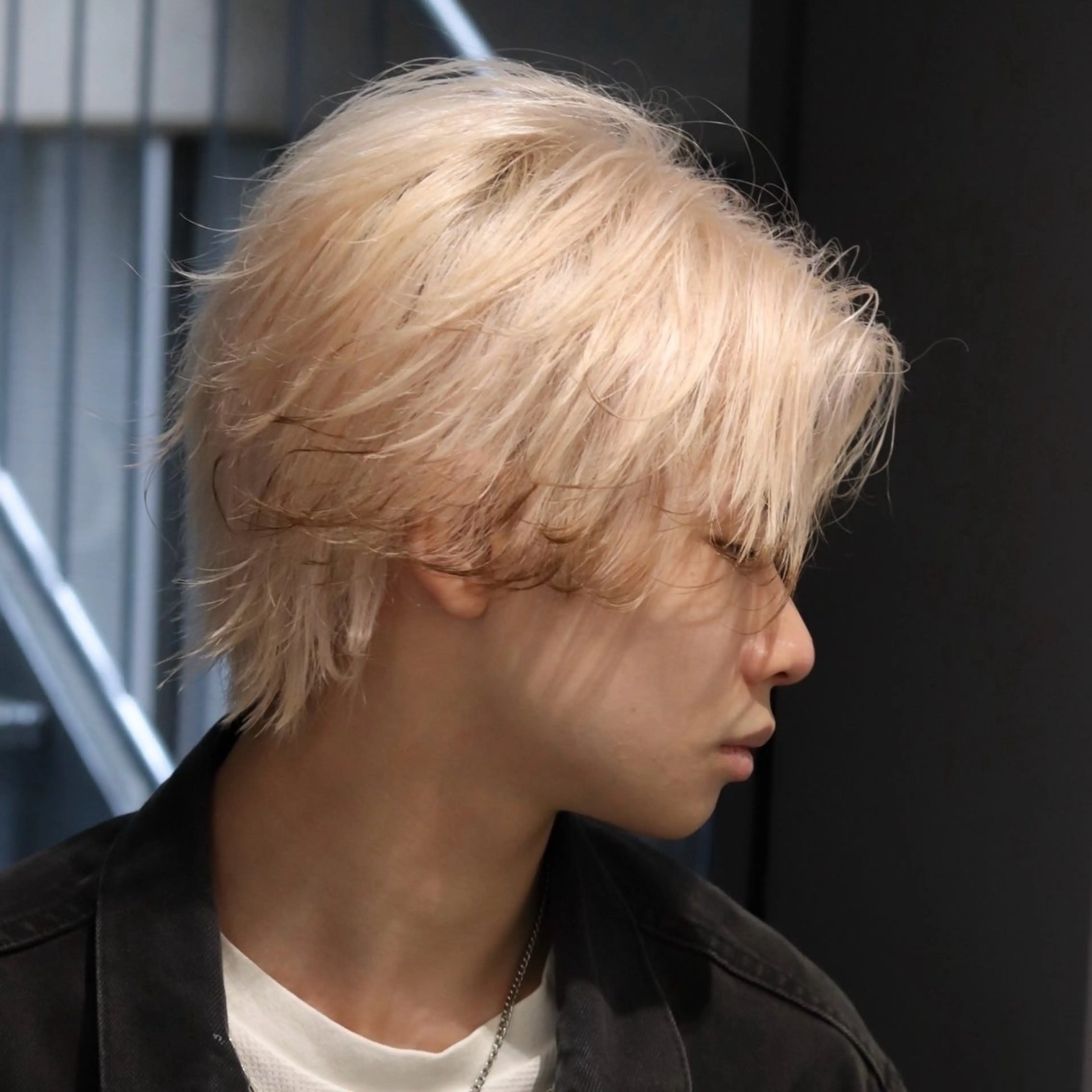 ミディアム カラー パーマ メンズ カット ヘアカラー トリートメント シースルーマッシュ/ メンズ/KYOHEIのヘアスタイル