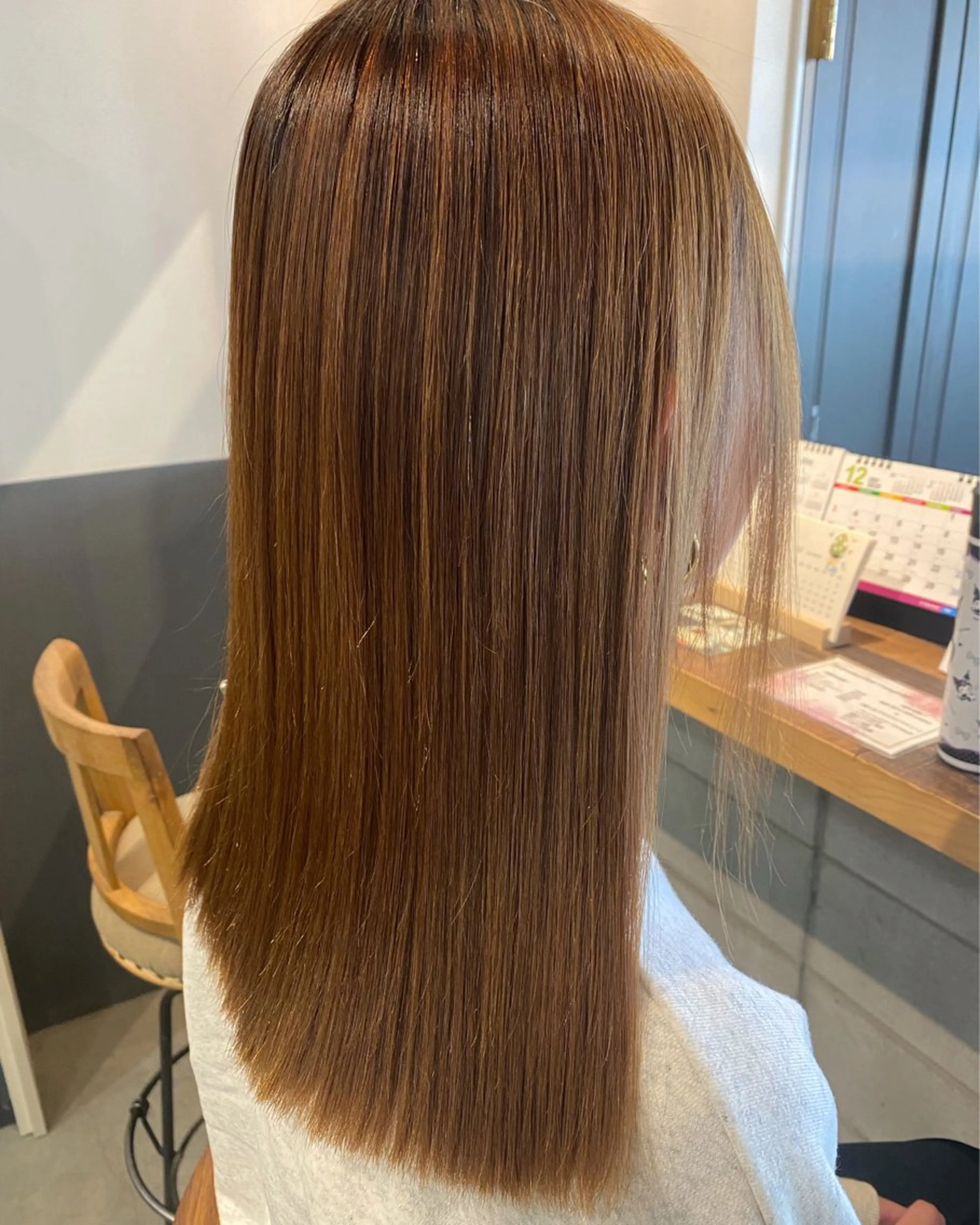 ロング カラー パーマ 🩷🍭中津・梅田 エリア🍬💜のヘアスタイル