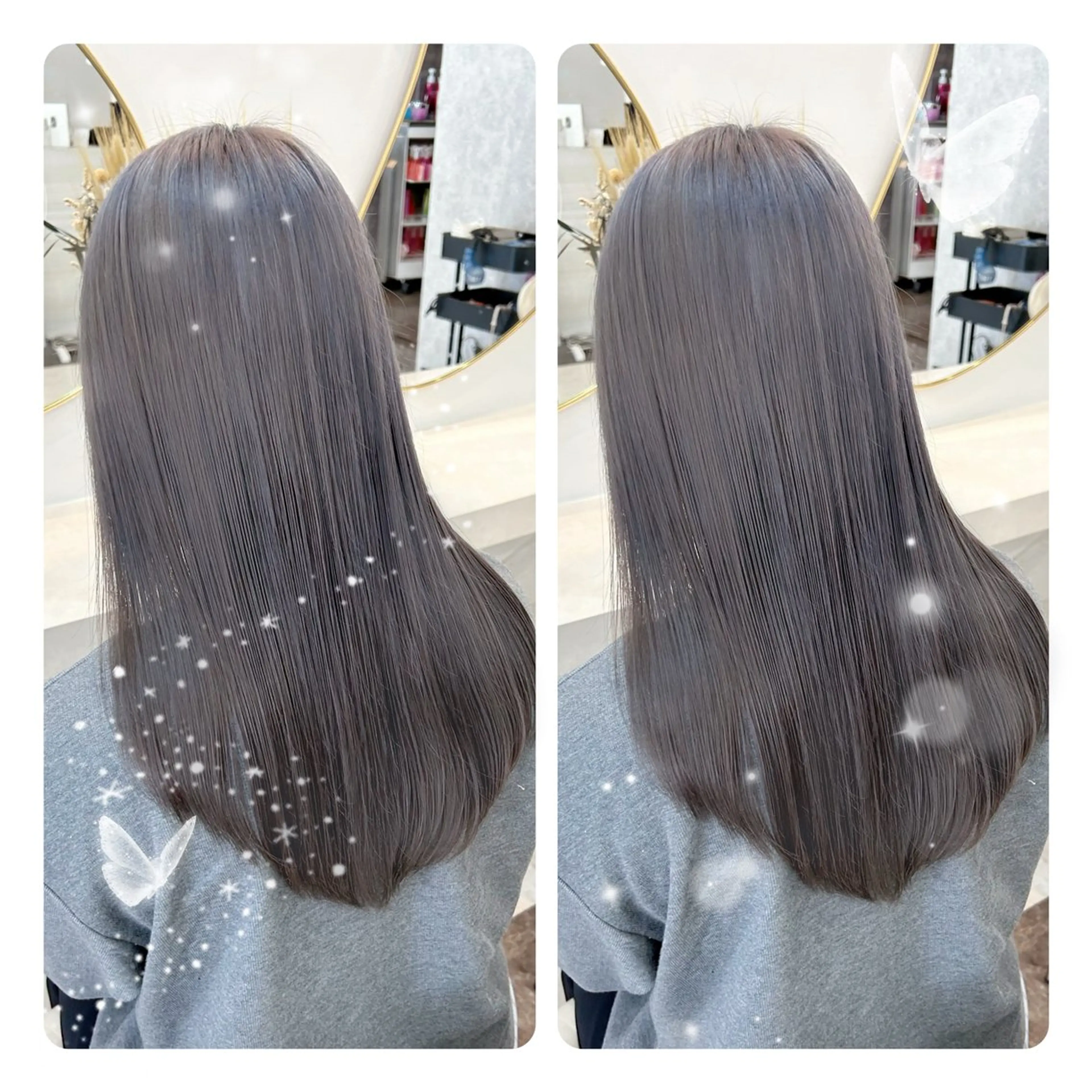 セミロング カラー ヘアカラー 🫧そあん🫧大宮 カットモデル様募集中のヘアスタイル