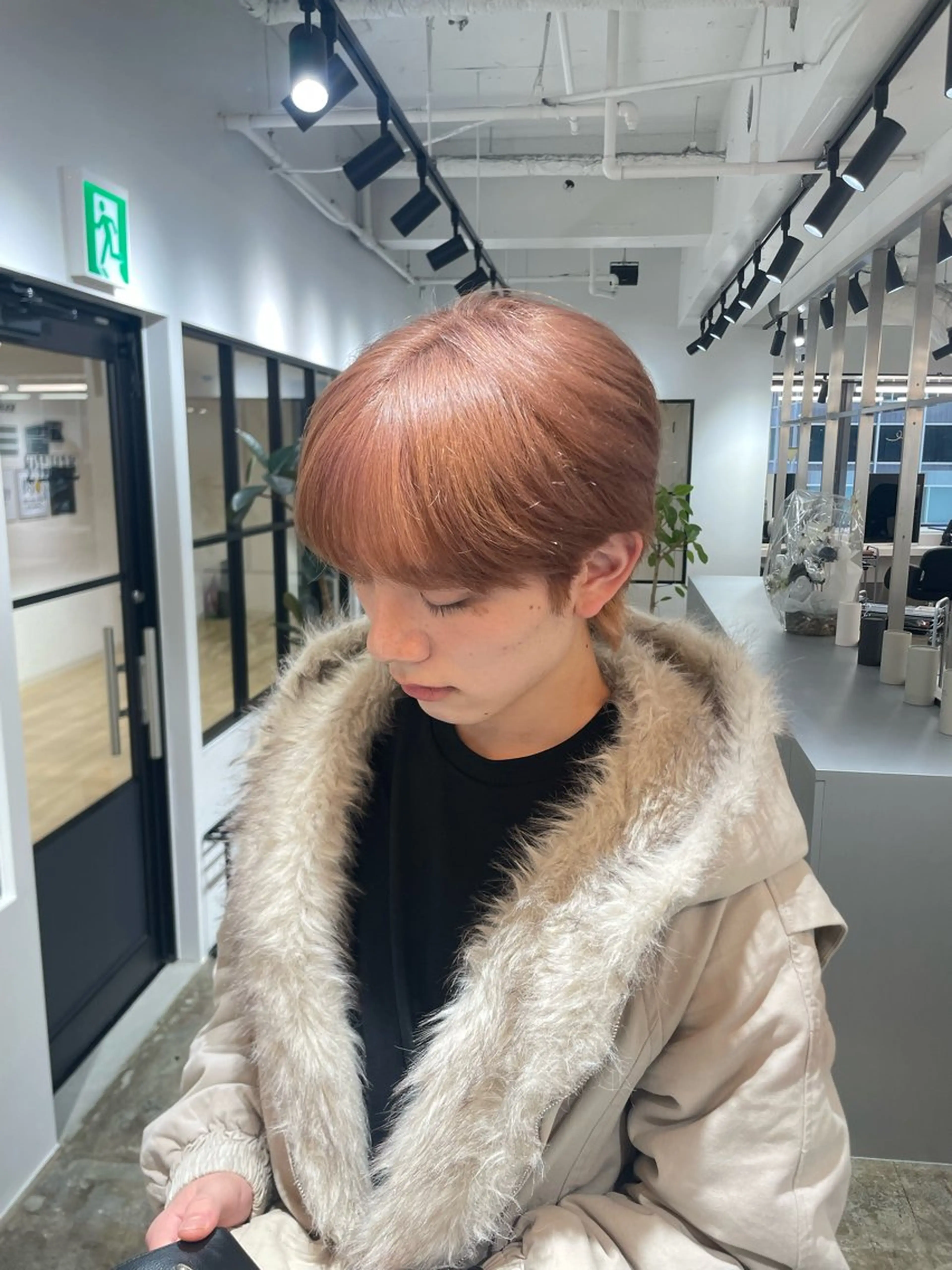 カラー メンズ ベージュカラー ピンクカラー ピンクベージュ 髪質改善/艶カラー Hiroakiのヘアスタイル