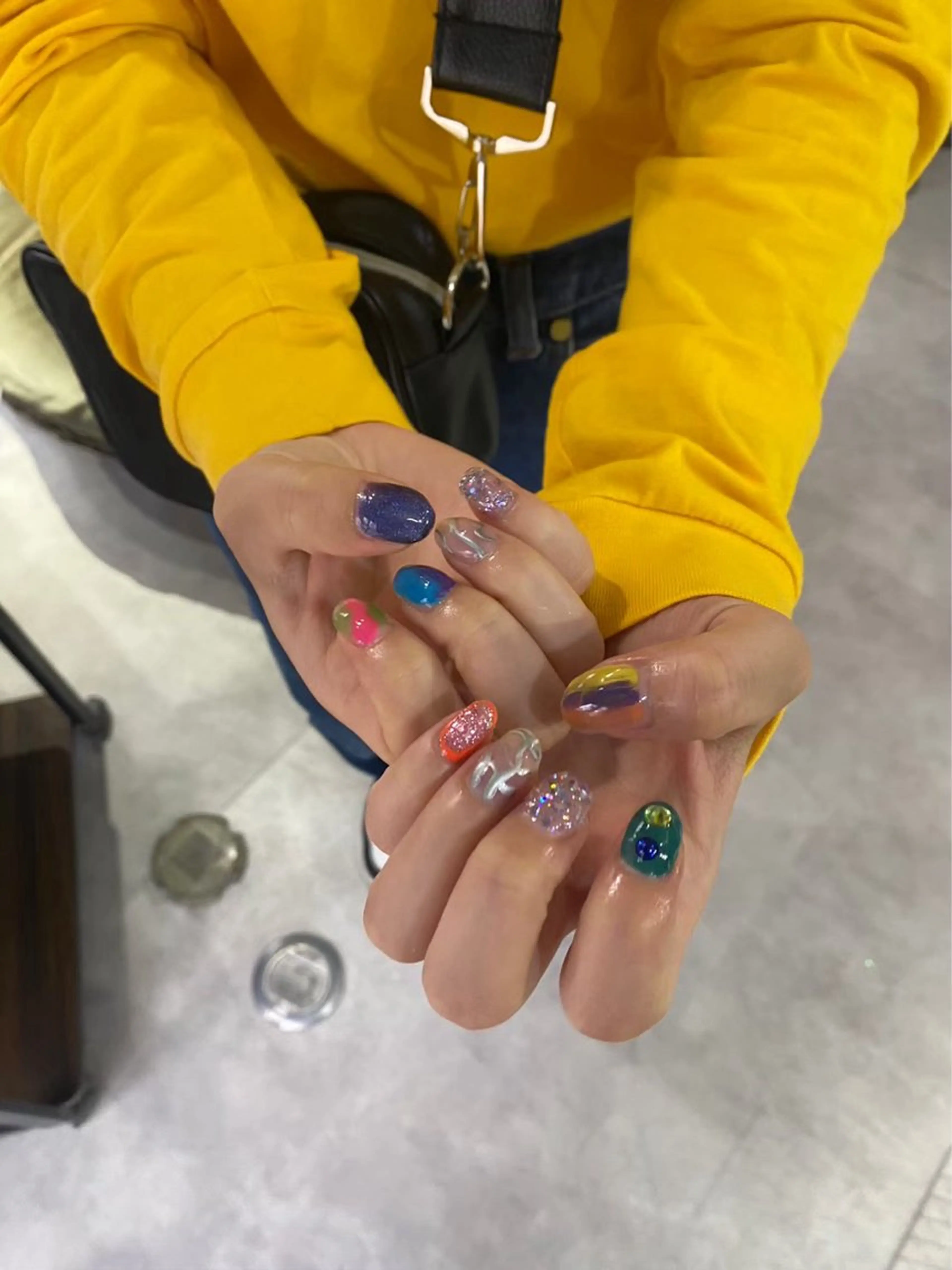 ネイル ハンドネイル Hata nail 🎀個性派ニュアンスのネイルデザイン