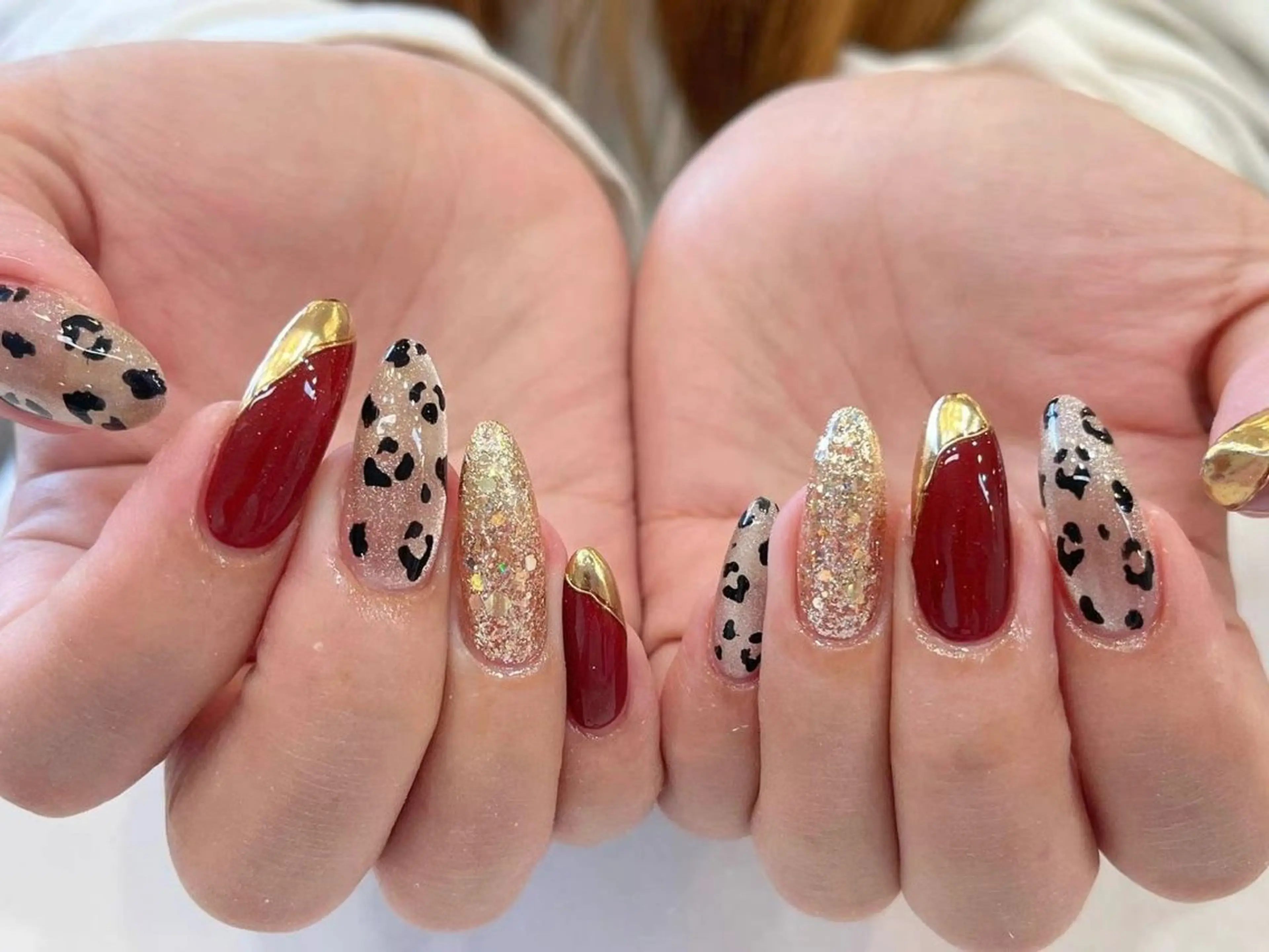 ネイル アニマル柄 アートネイル フラワーネイル フットネイル ジェルネイル Babarla Nailのネイルデザイン