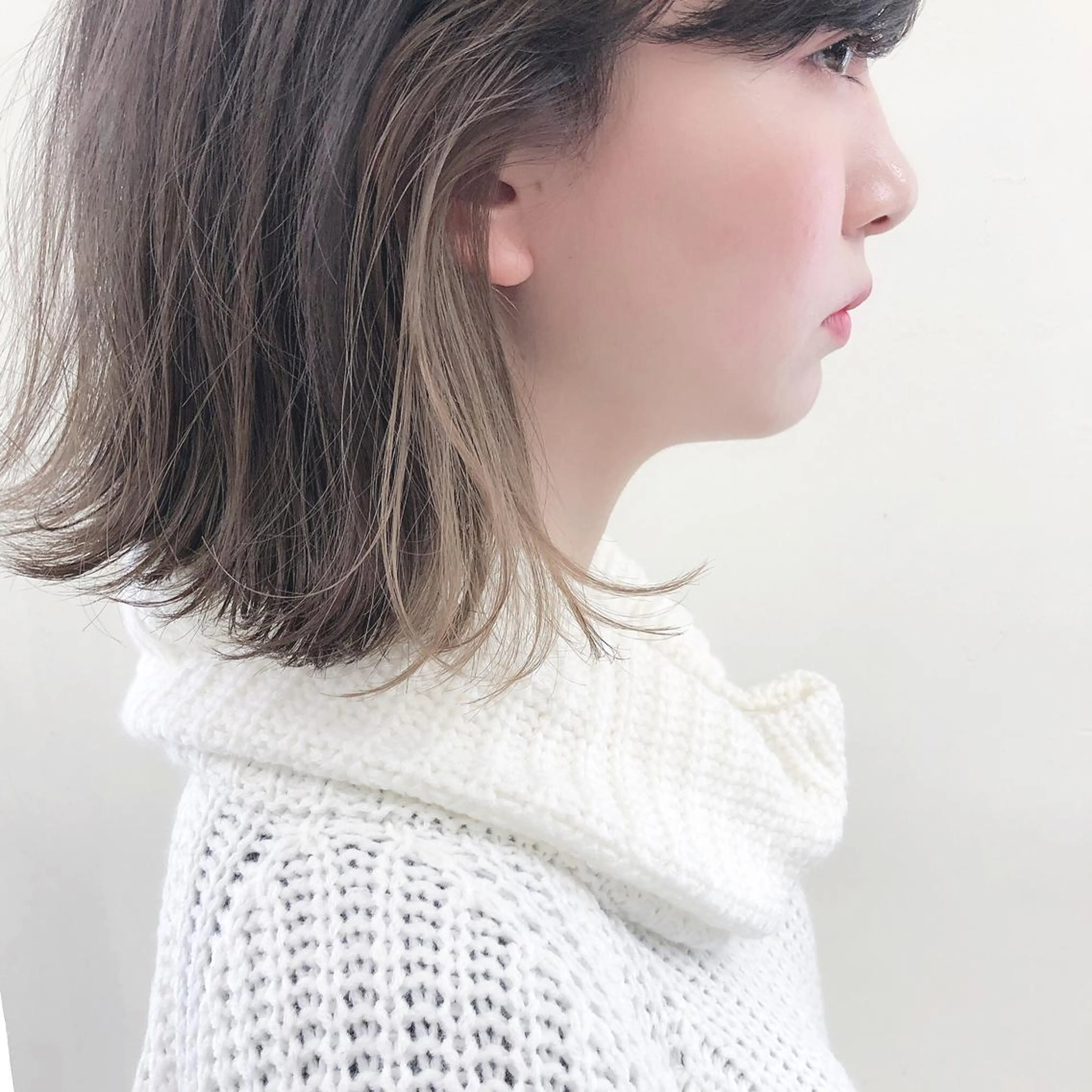 ショート カラー カット ボブ/パーマ 古家 佑真のヘアスタイル