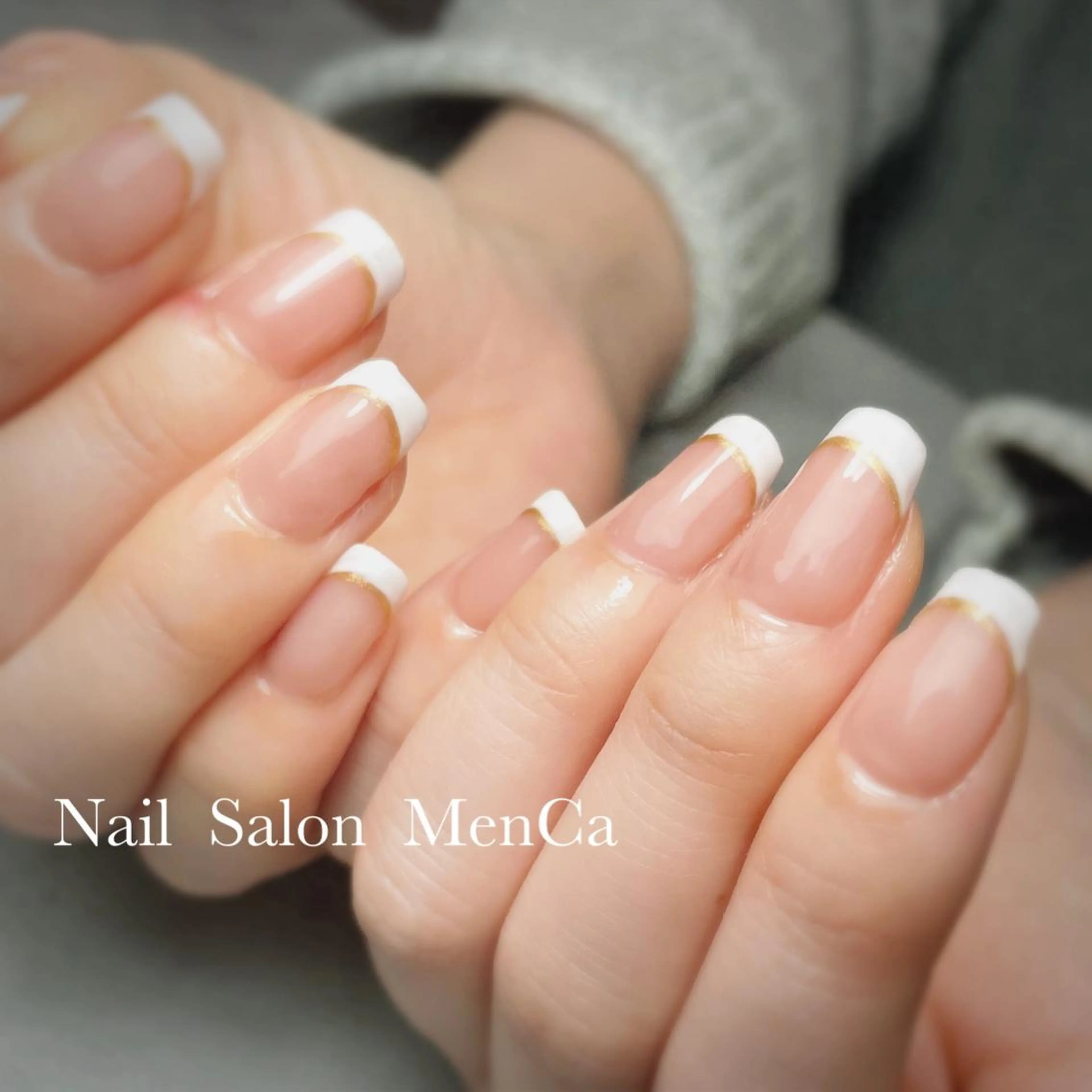 ネイル フレンチネイル 春ネイル 江崎 景子のネイルデザイン