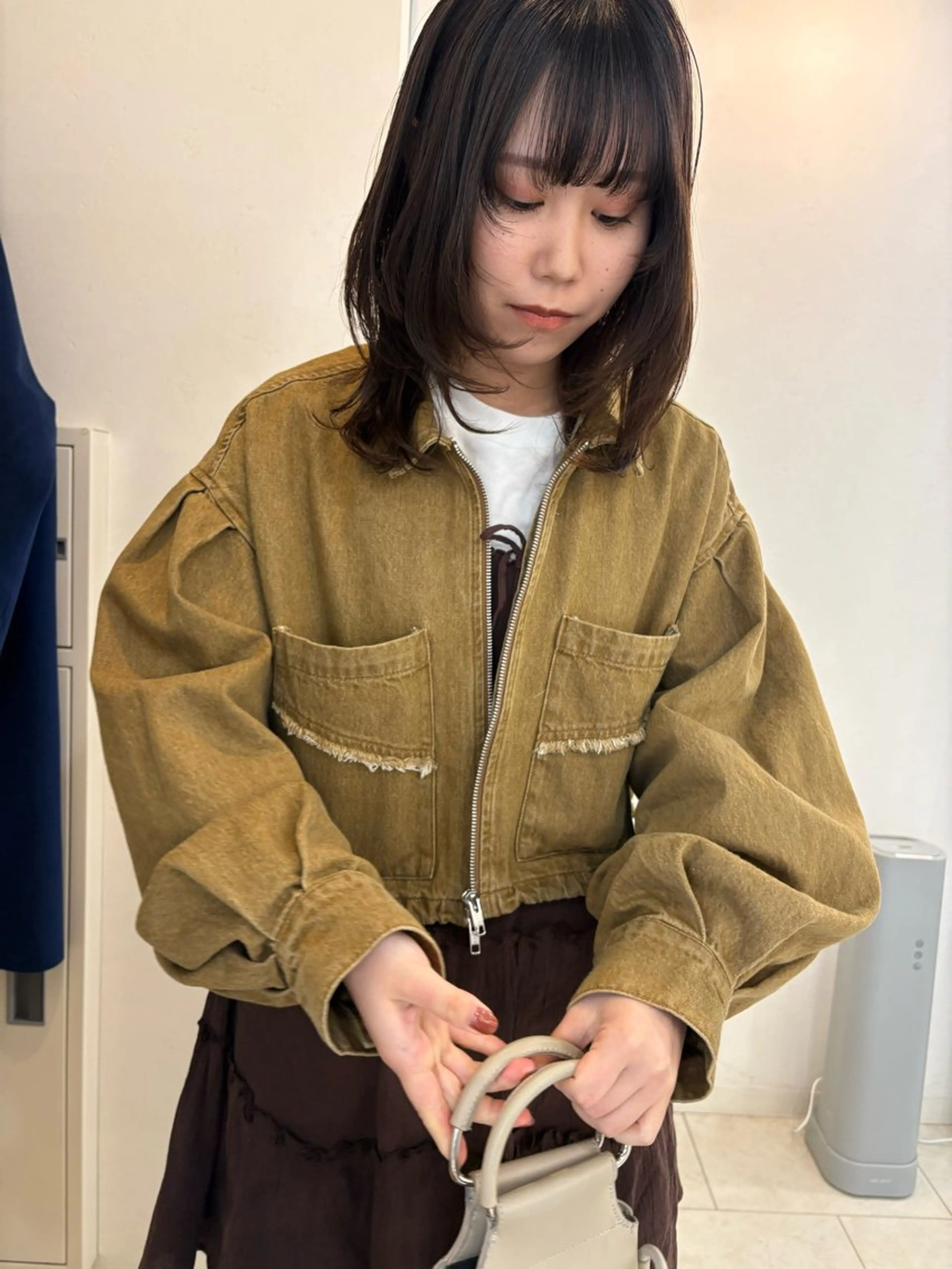 ミディアム カット 縮毛矯正 NOUN所属・eri kinjoのヘアスタイル