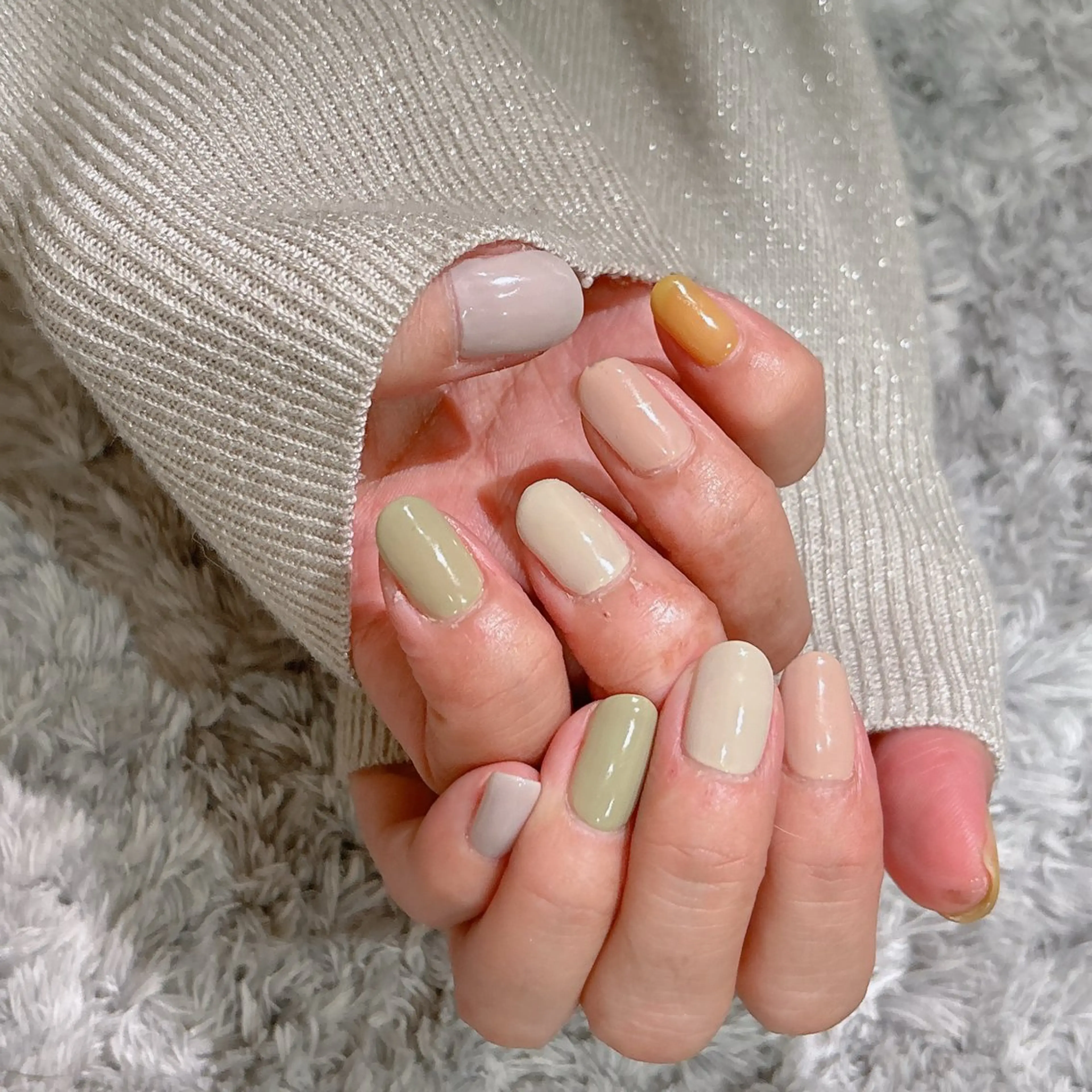 ネイル オフィスネイル ワンカラーネイル SINCERELY シンシアリー🌈のマツエク・マツパデザイン